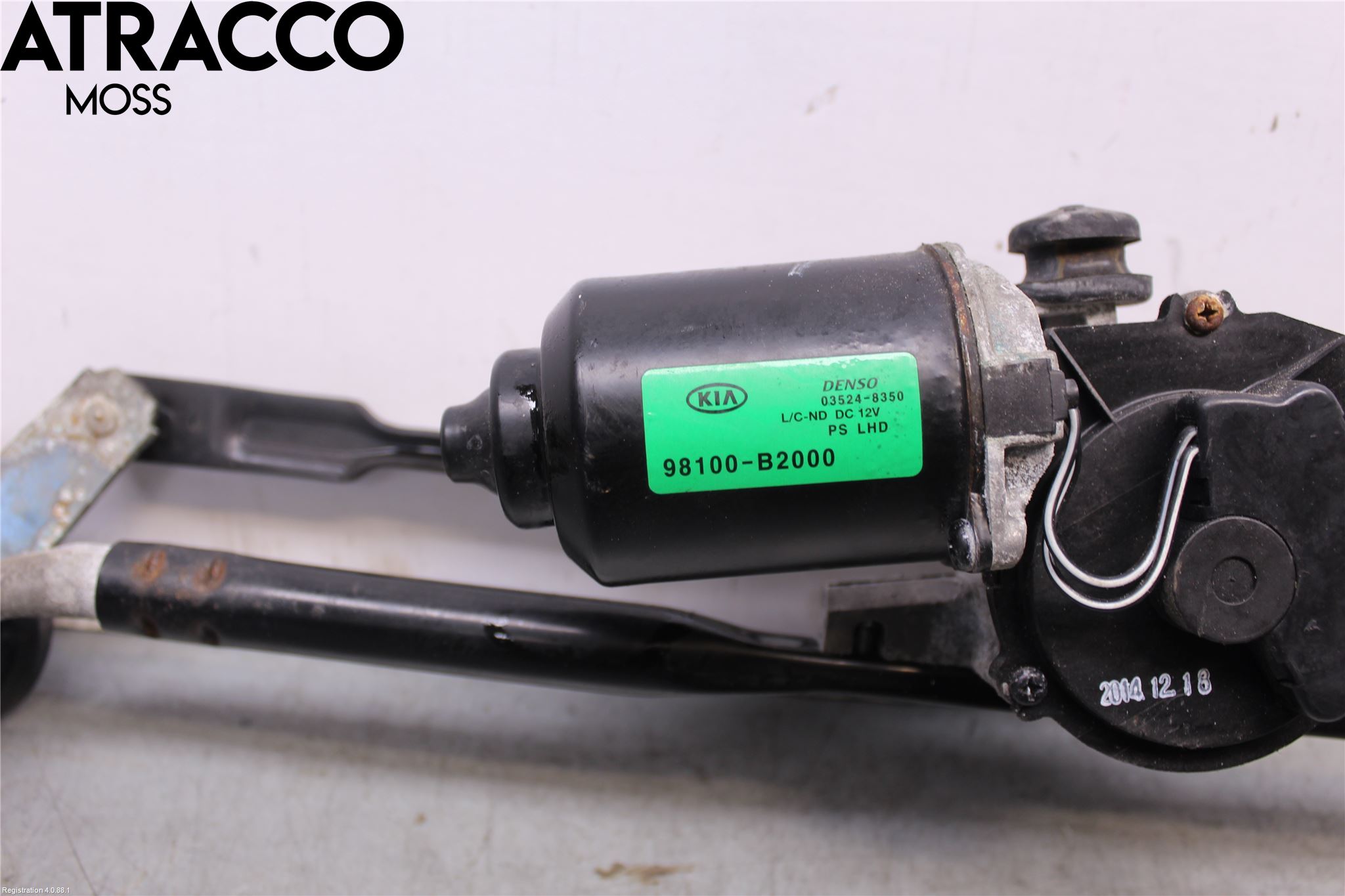 Kia SOUL 09- Torkarmotor Vindruta