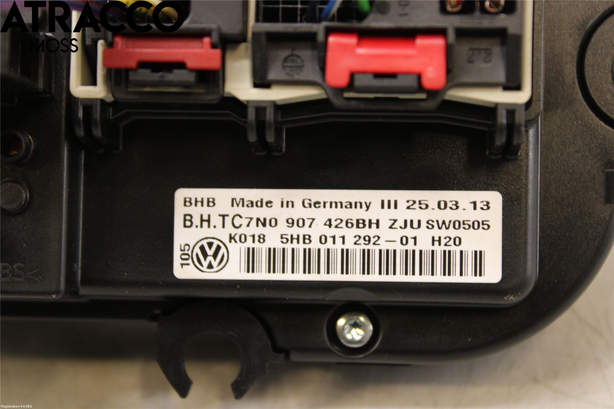 Volkswagen VW CADDY 11-15 Ac Styrenhet Ac Manöveren