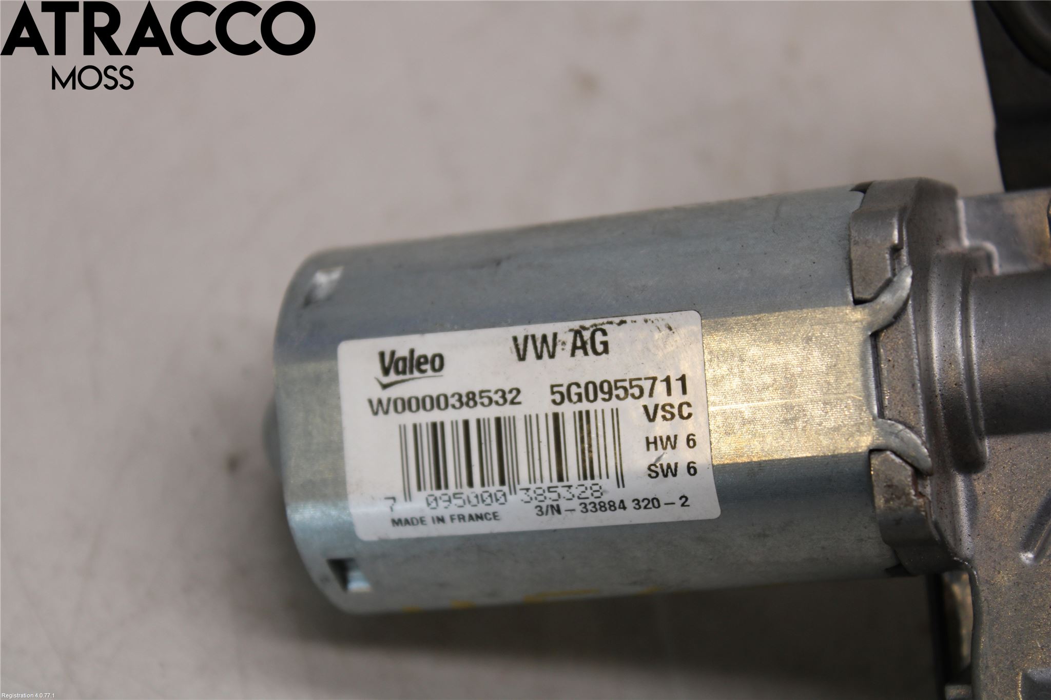 Volkswagen VW POLO 10-17 Torkarmotor Baklucka