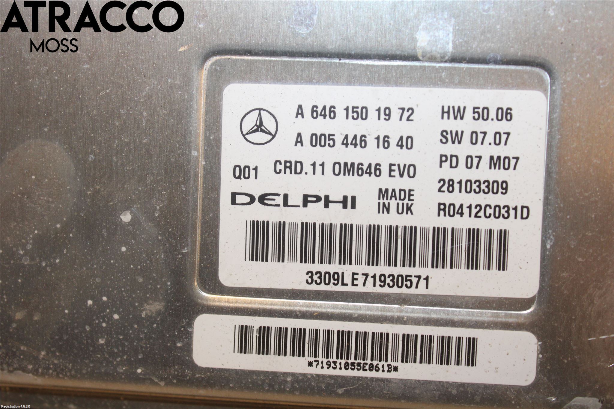 Mercedes-Benz MB C-KLASS (W204) 07-15 Styrenhet Insprut Bensin