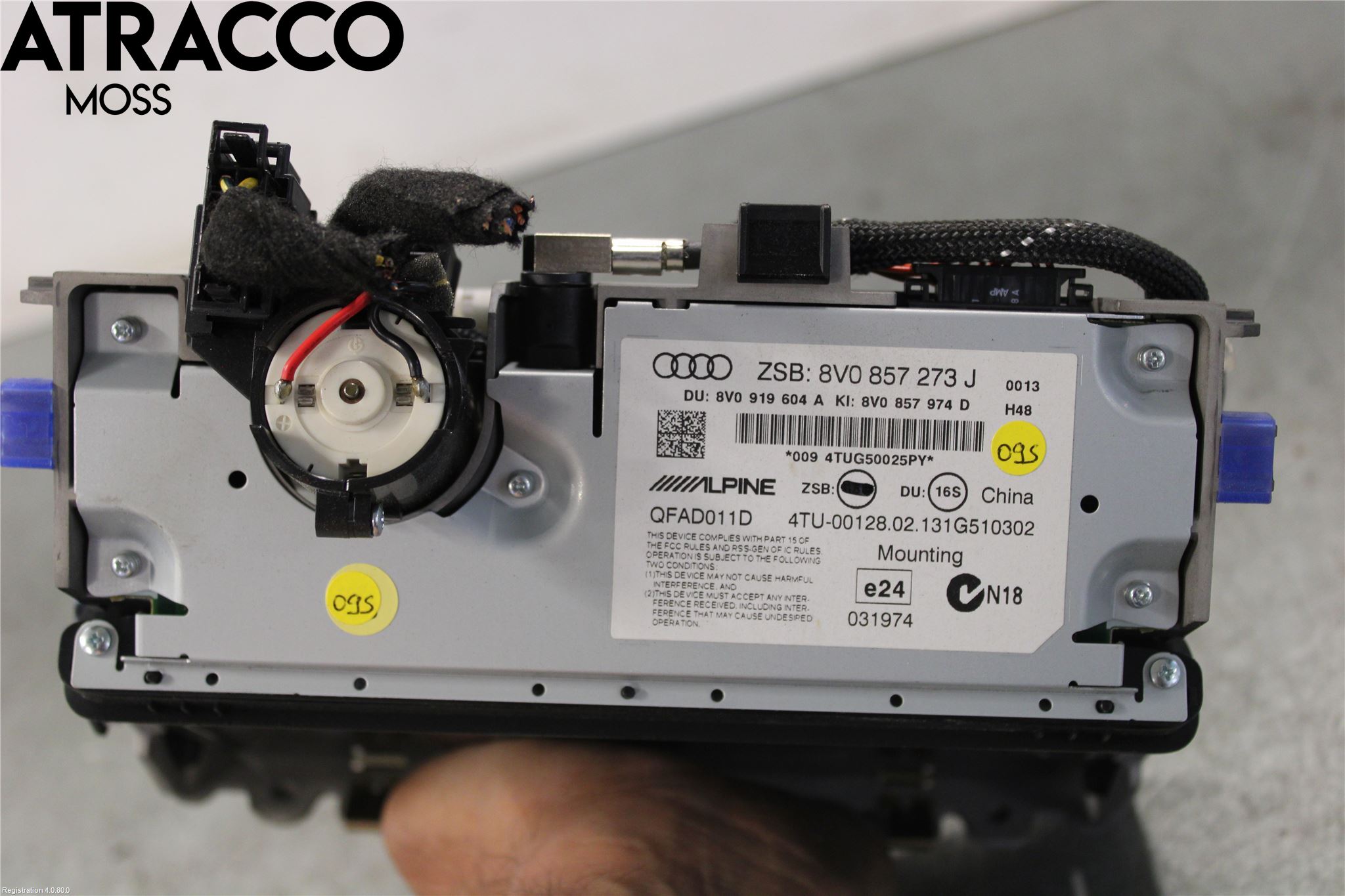 Audi A3/S3 8V 13-20 Multifunktionsdisplay