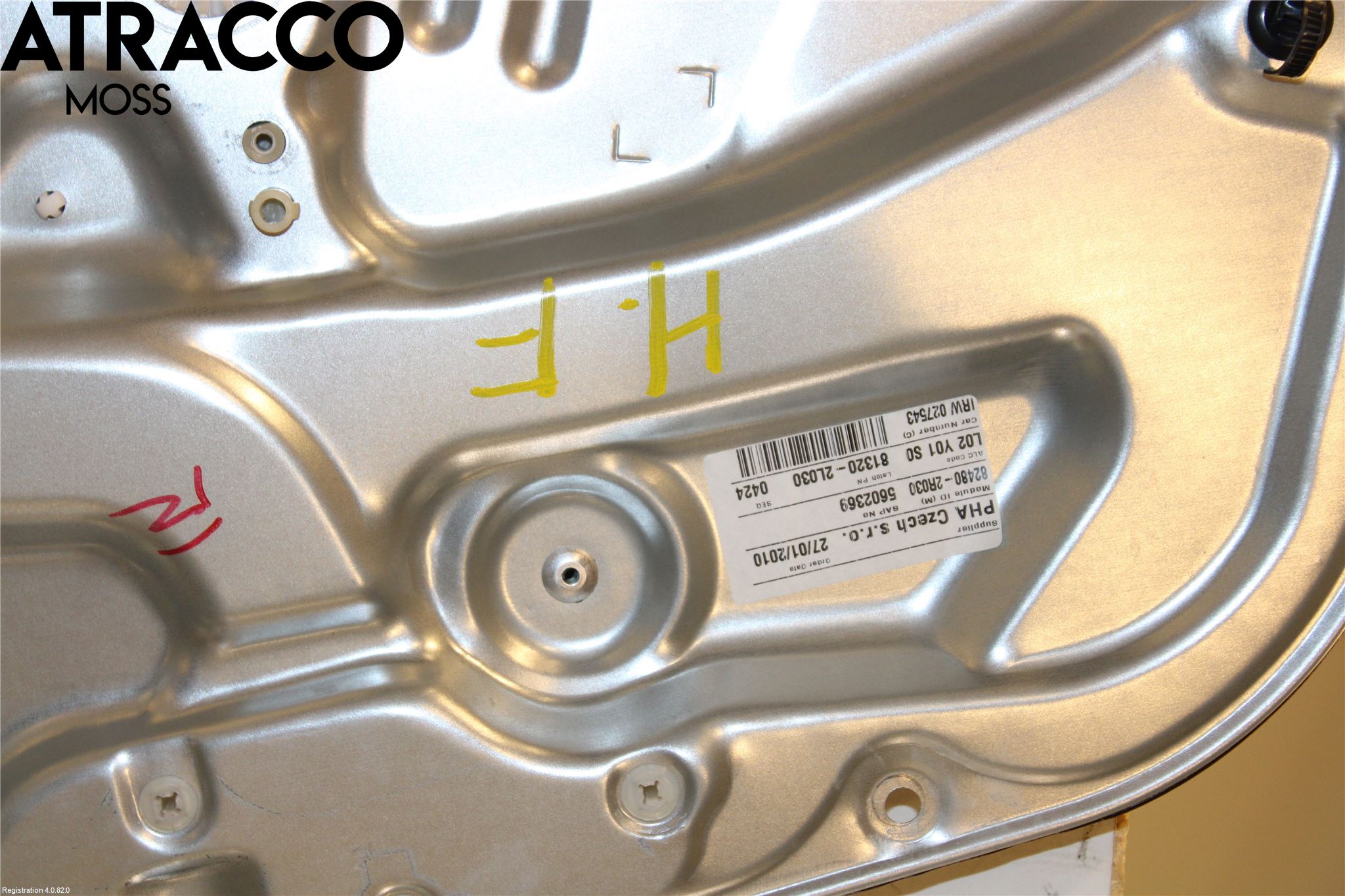 Hyundai i30 FD 07-12 Fönsterhissmekanism