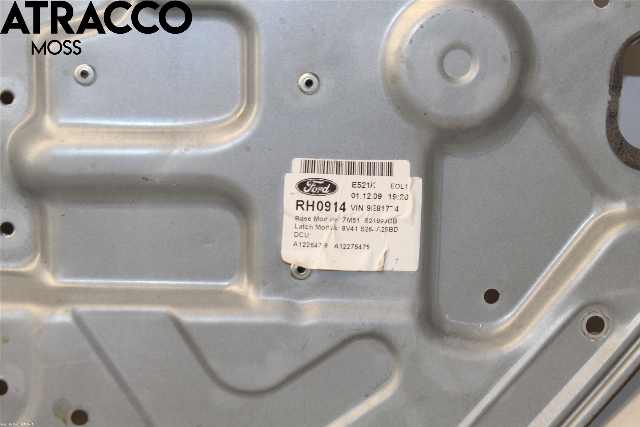 Ford KUGA 08-12 Fönsterhissmekanism