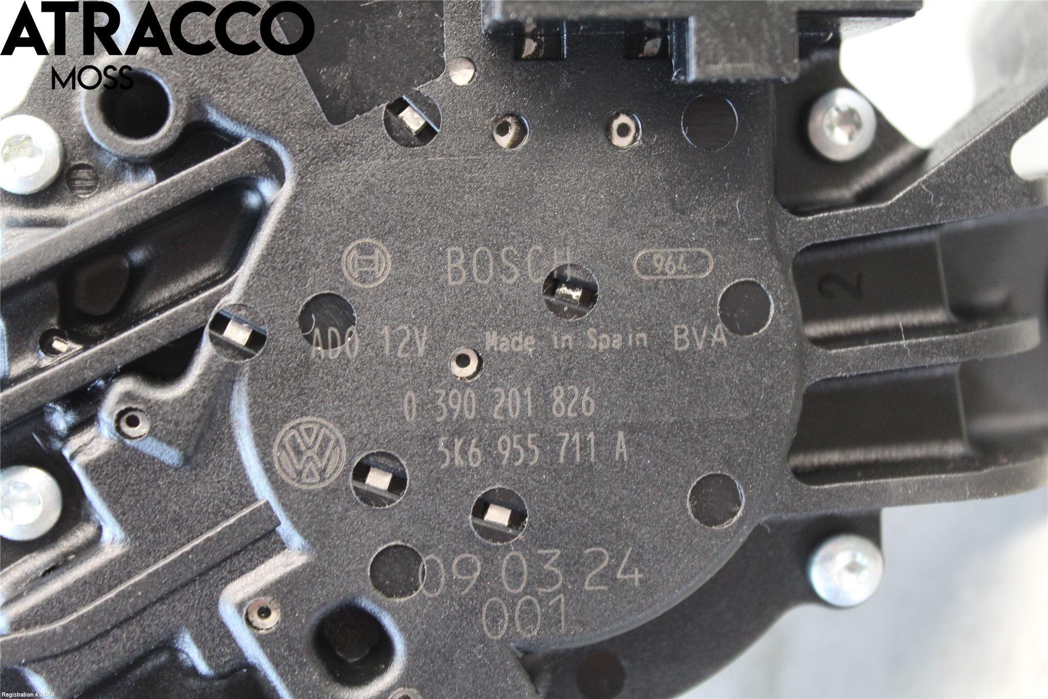 Volkswagen VW GOLF VI 09-13 Torkarmotor Baklucka