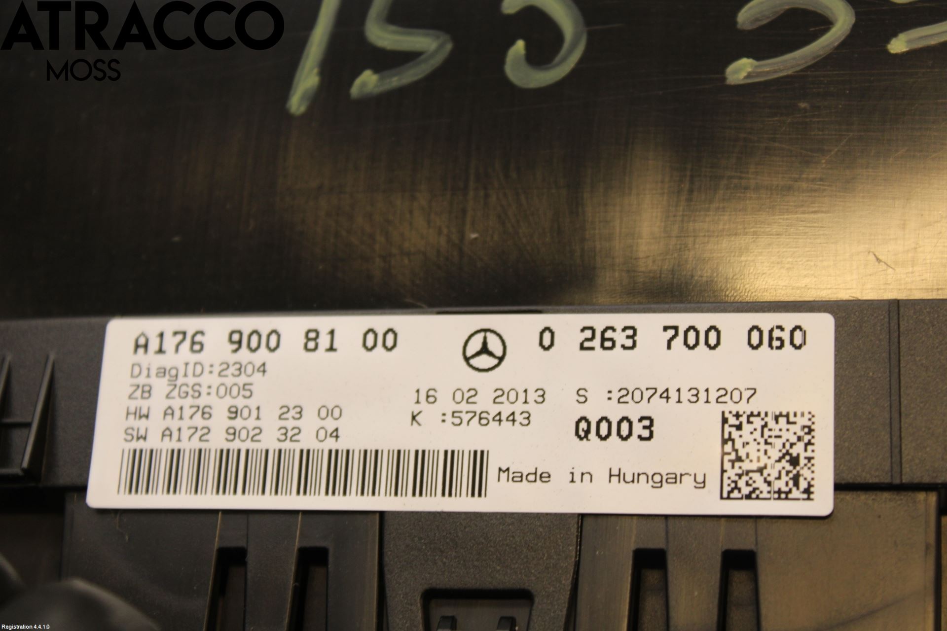 Mercedes-Benz MB A-KLASS (W176) 13-18 Instrument Komb