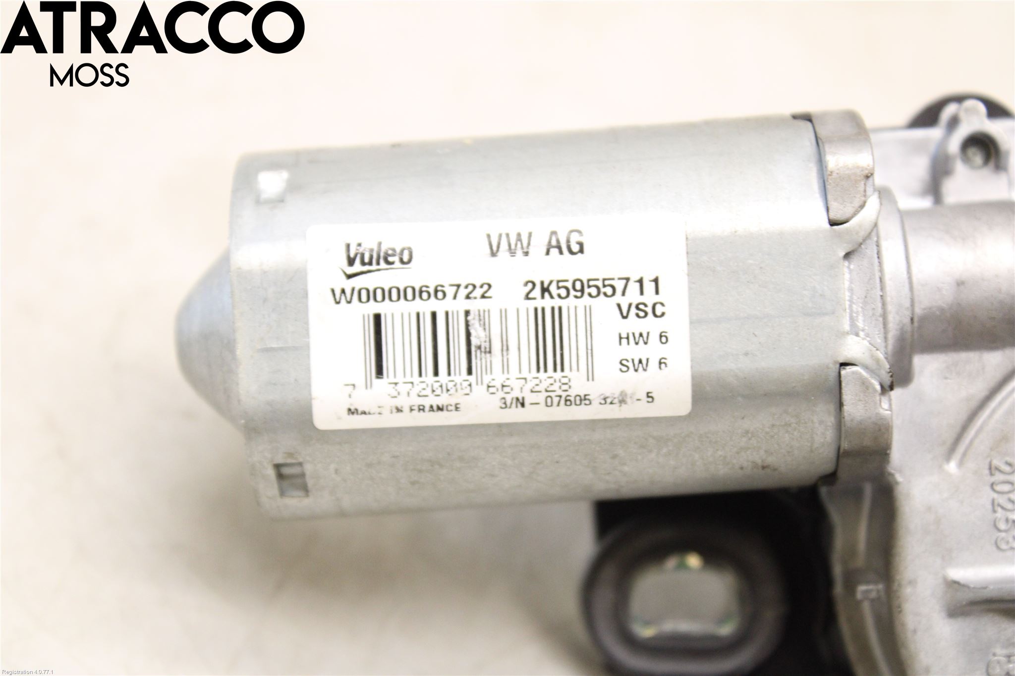 Volkswagen VW CADDY 16-20 Torkarmotor Baklucka