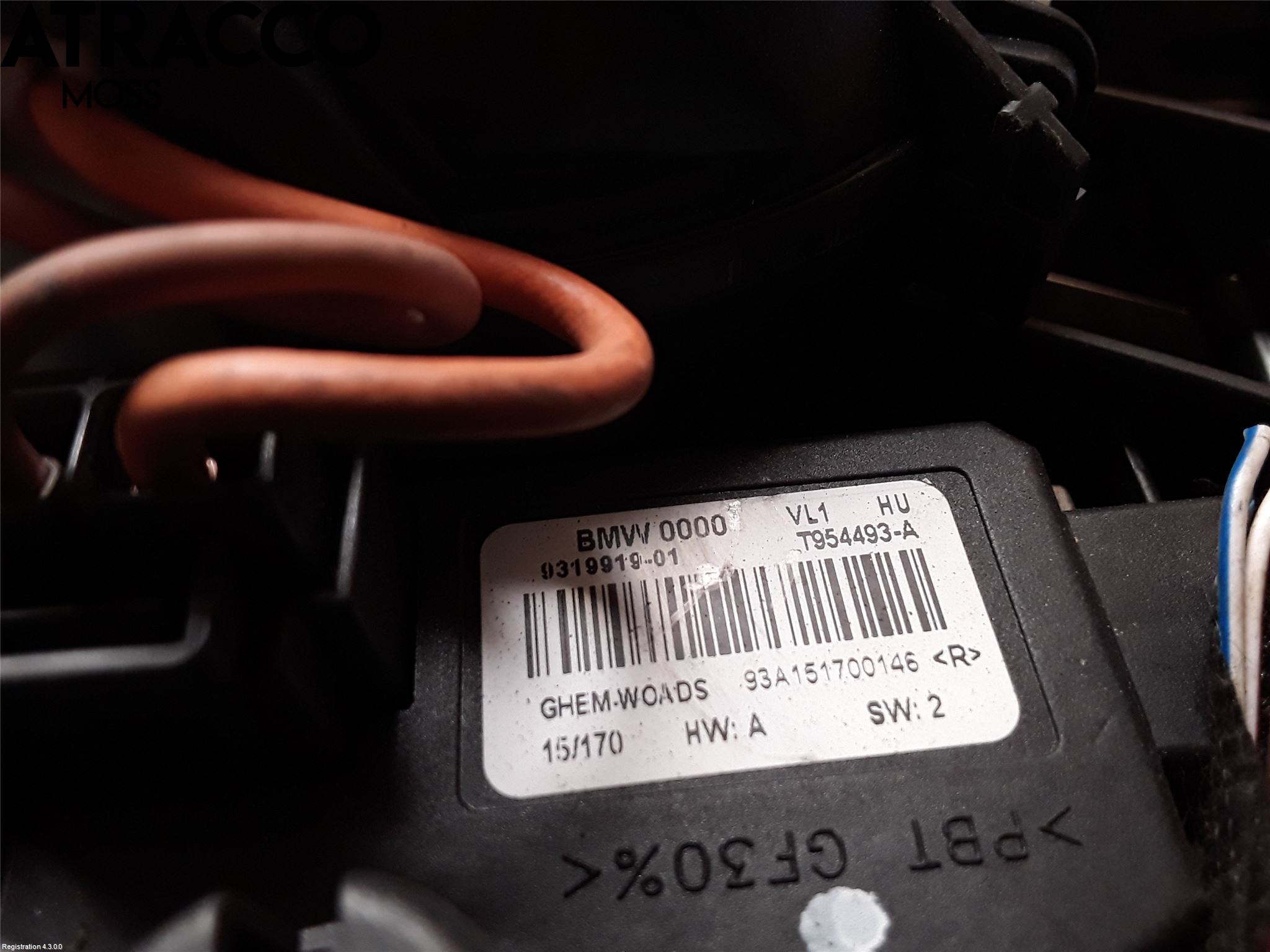 BMW 3 F30/F31/F80 12-19 Ac Värmefläkt