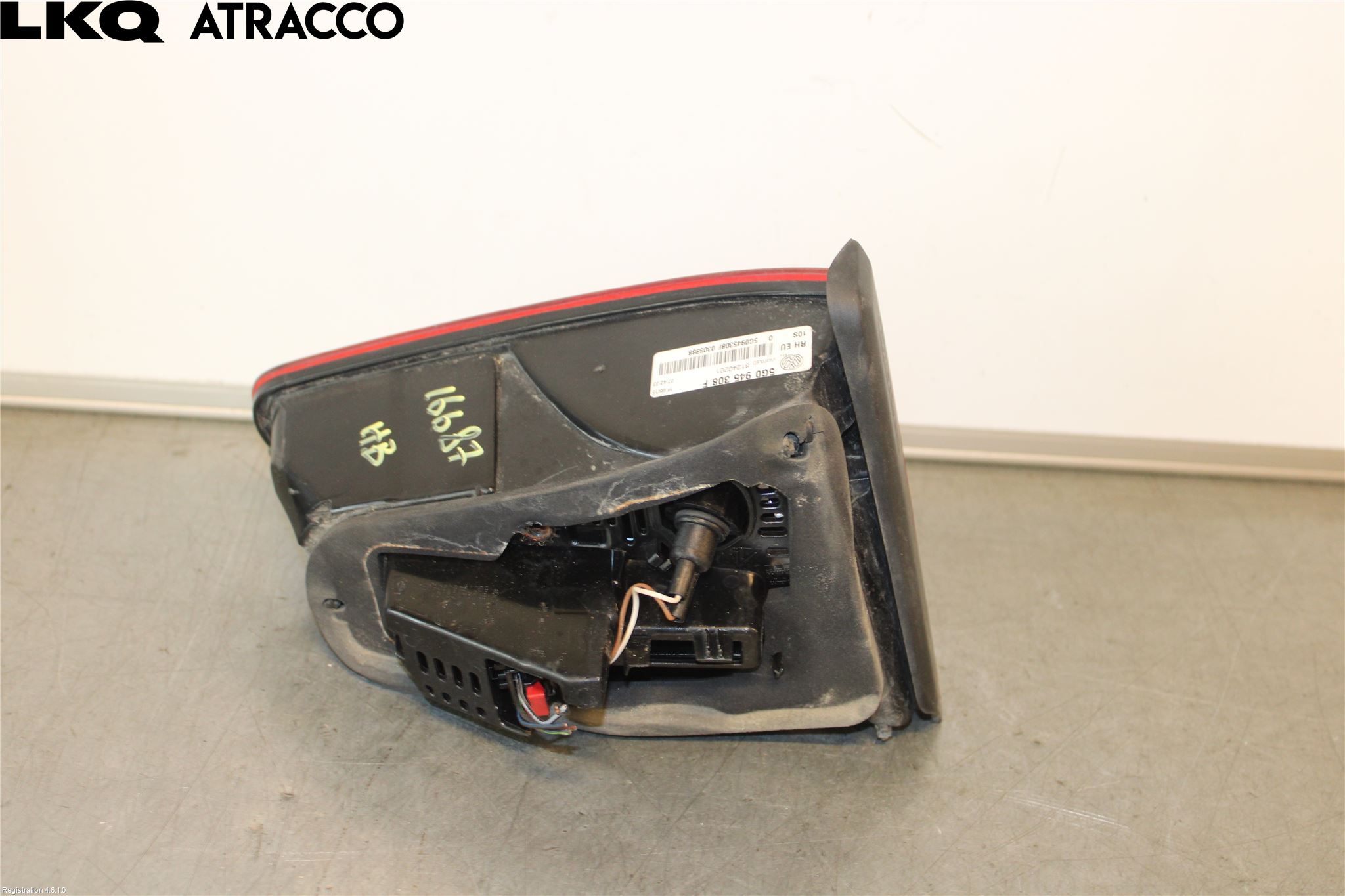 Volkswagen VW GOLF / E-GOLF VII 13-20 Bakljus Lucka Hö