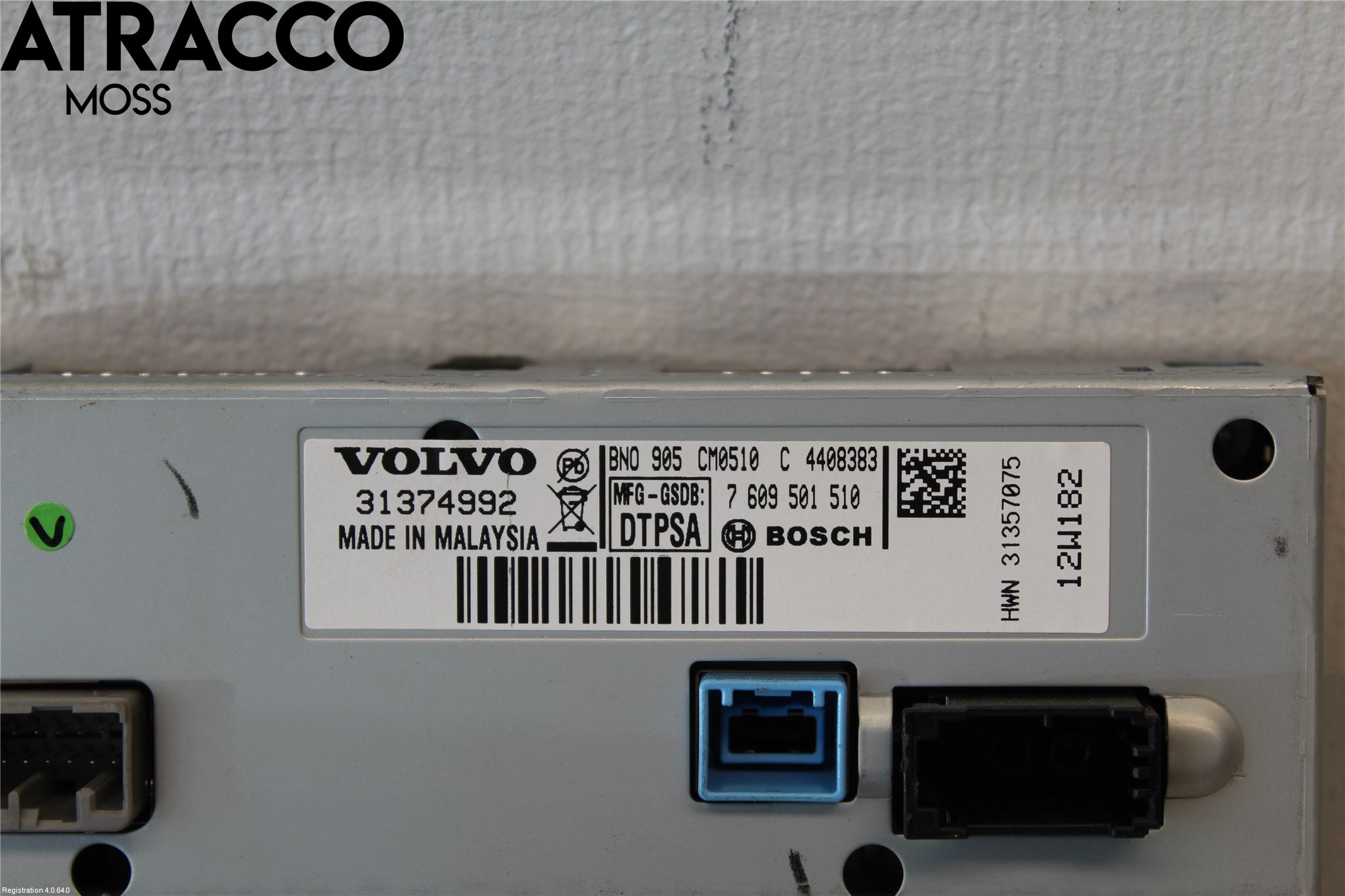 Volvo V60 11-13 Multifunktionsdisplay