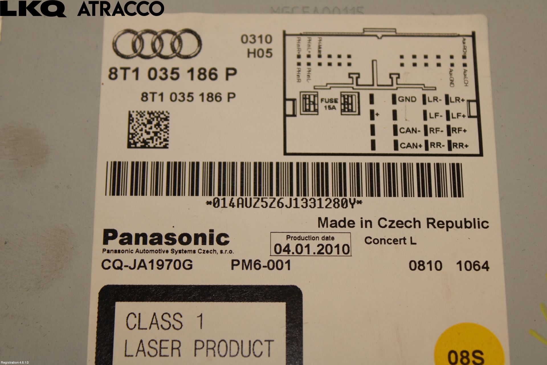 Audi A4/S4 08-11 Cd Radio - Multimediapanel