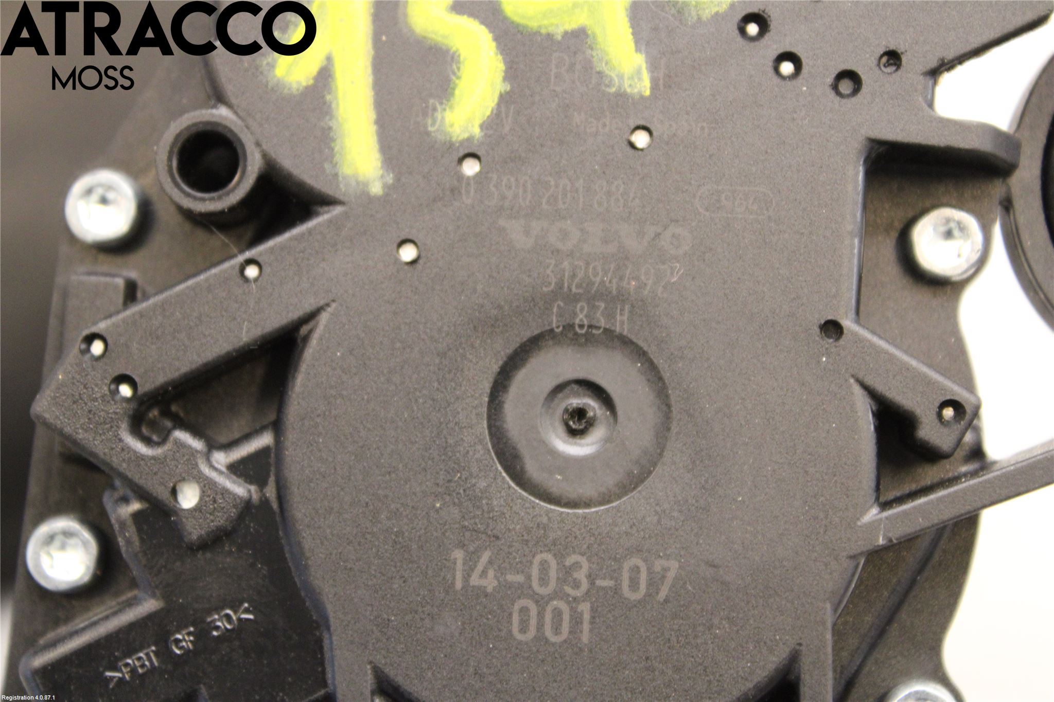 Volvo V40 12-19 Torkarmotor Baklucka
