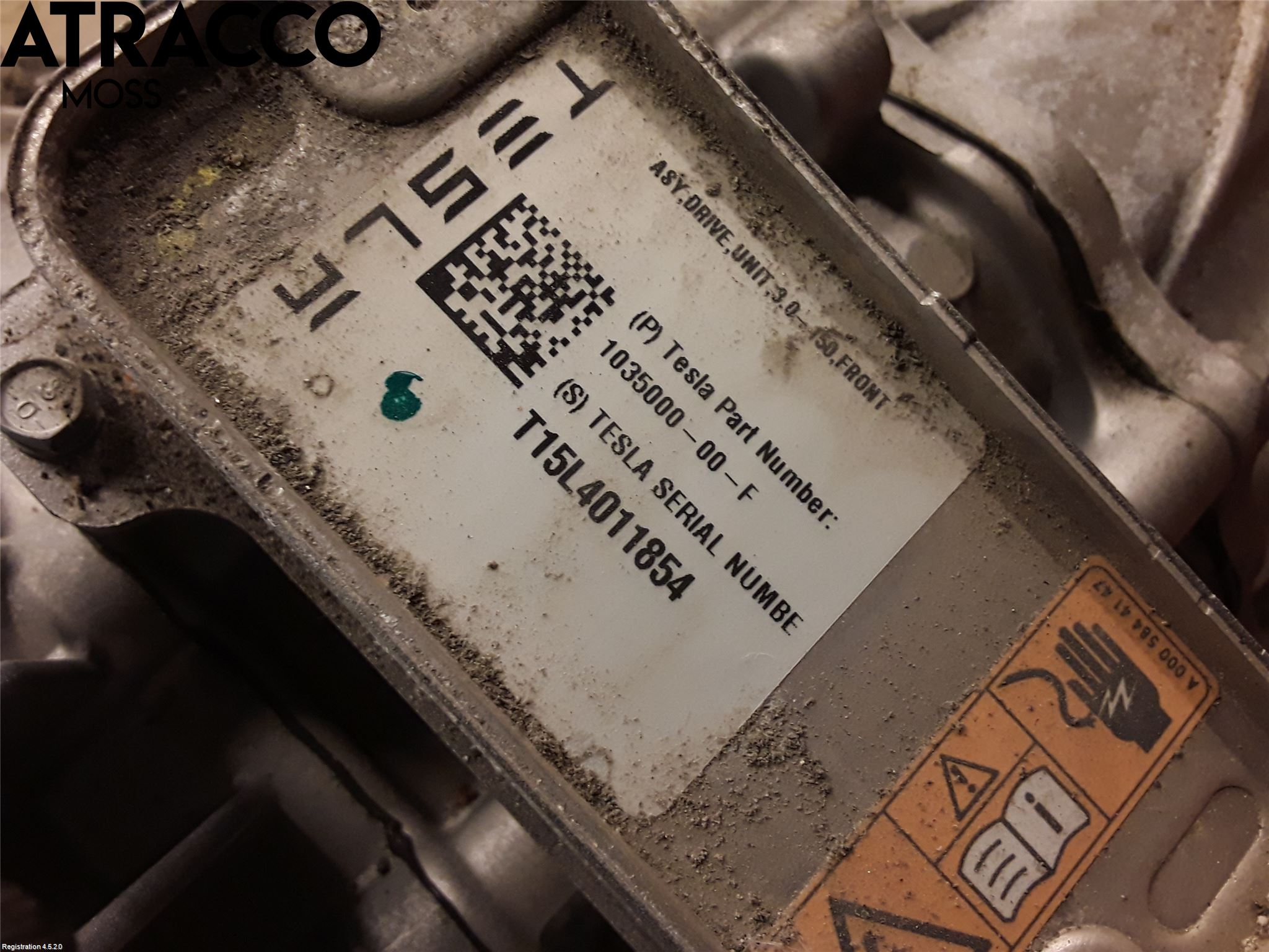 Tesla MODEL S 13- Motor Elektisk Fram
