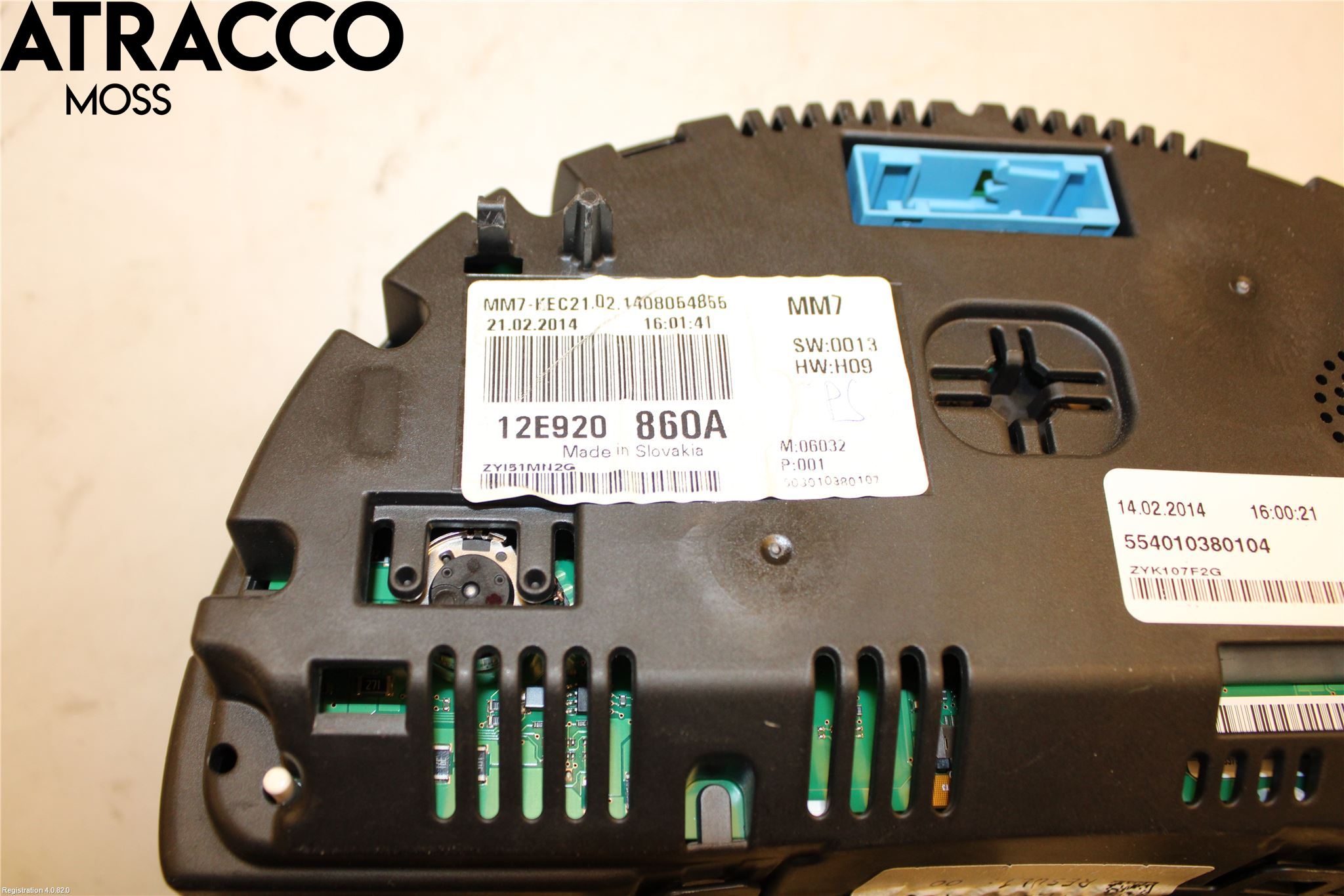 Volkswagen VW UP! / E-UP! Instrument Komb