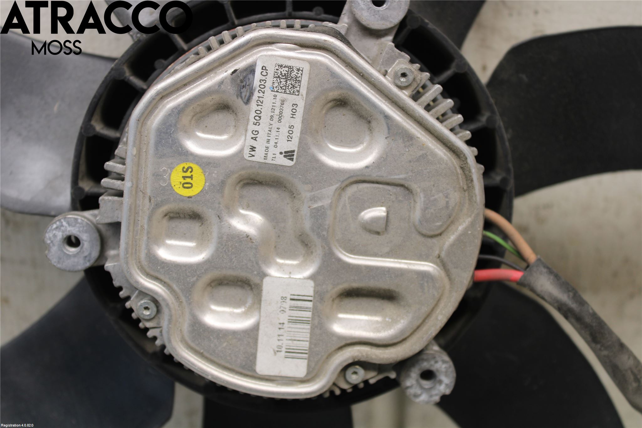 Volkswagen VW PASSAT 15-19 Kylfläkt El