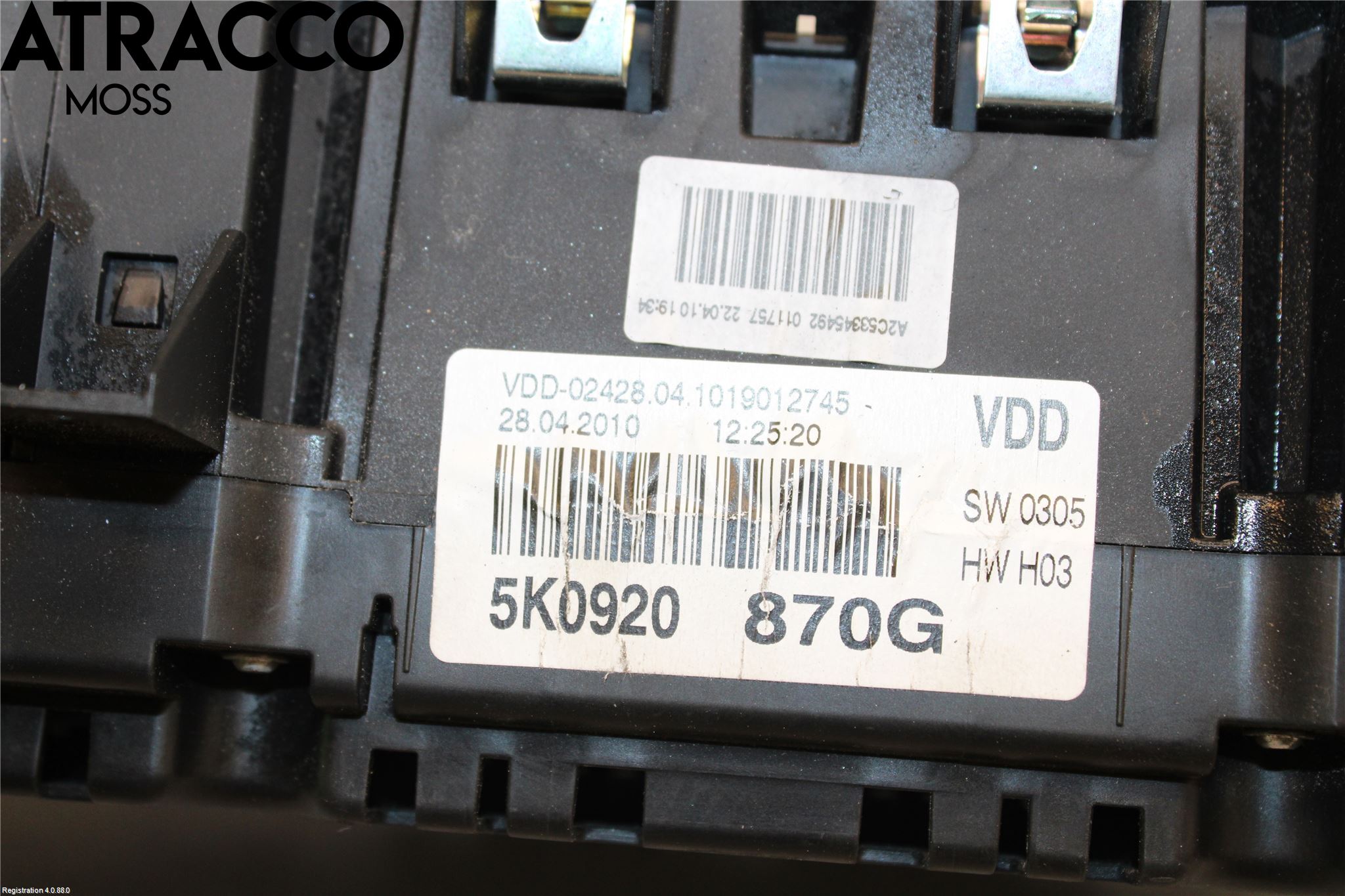 Volkswagen VW GOLF VI 09-13 Instrument Komb