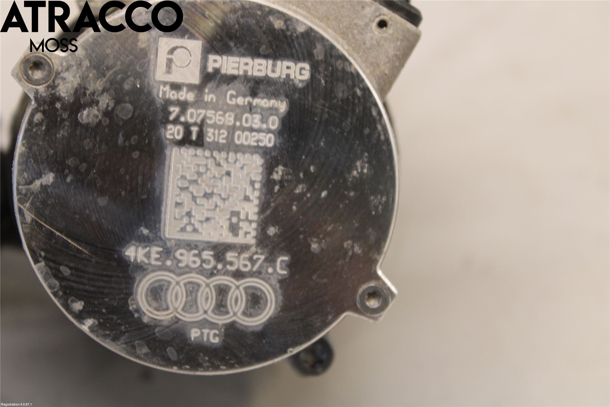 Audi E-TRON, S GE 19- Vattenpump