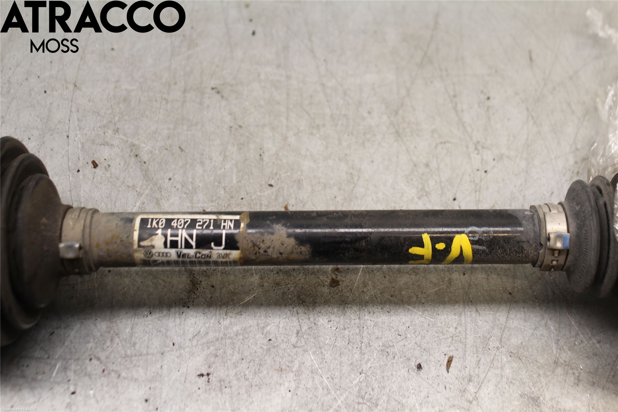 Volkswagen VW GOLF VI 09-13 Drivaxel Fram Vänster
