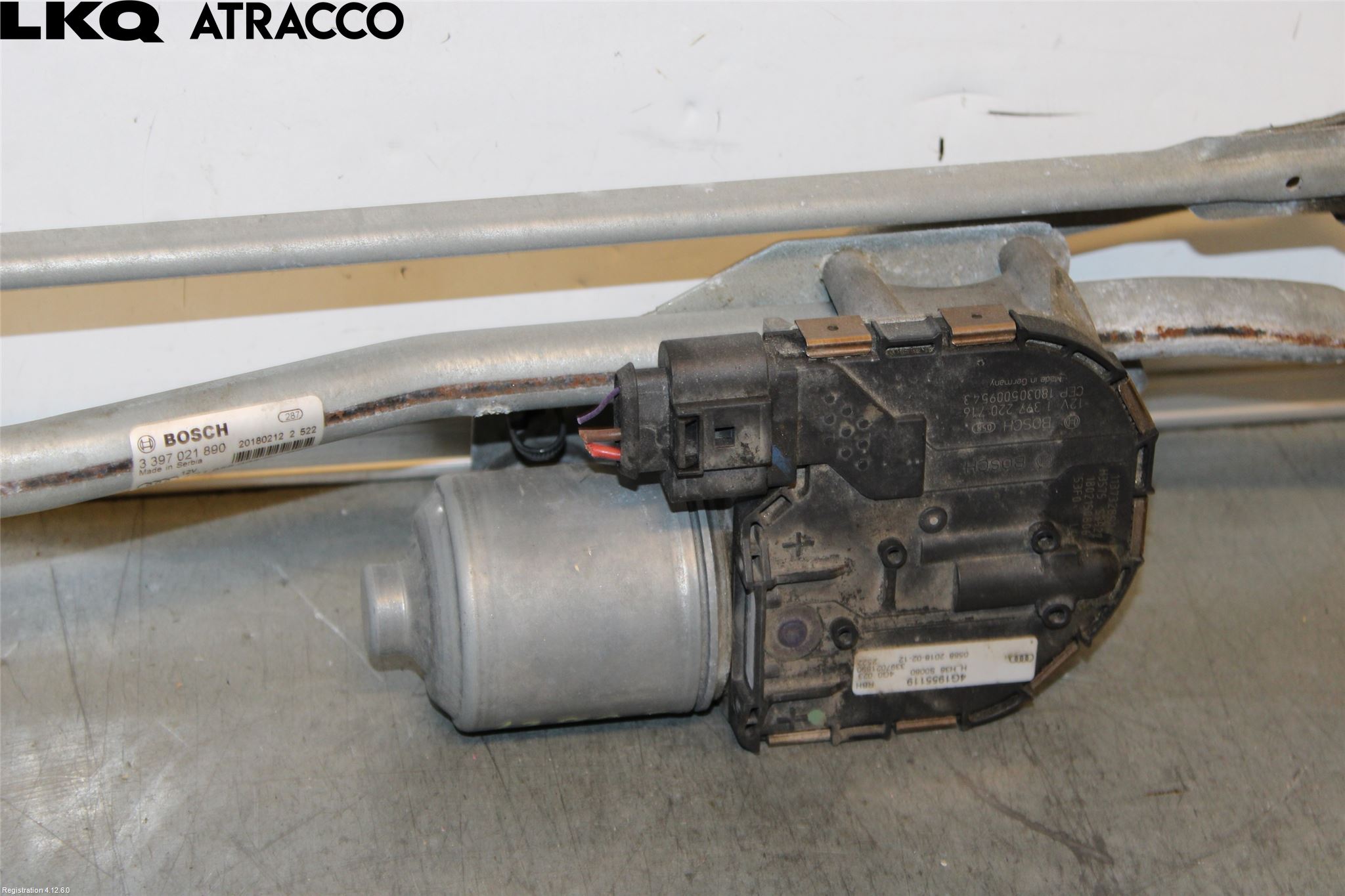 Audi A6/S6 4G 11-18 Torkarmotor Vindruta