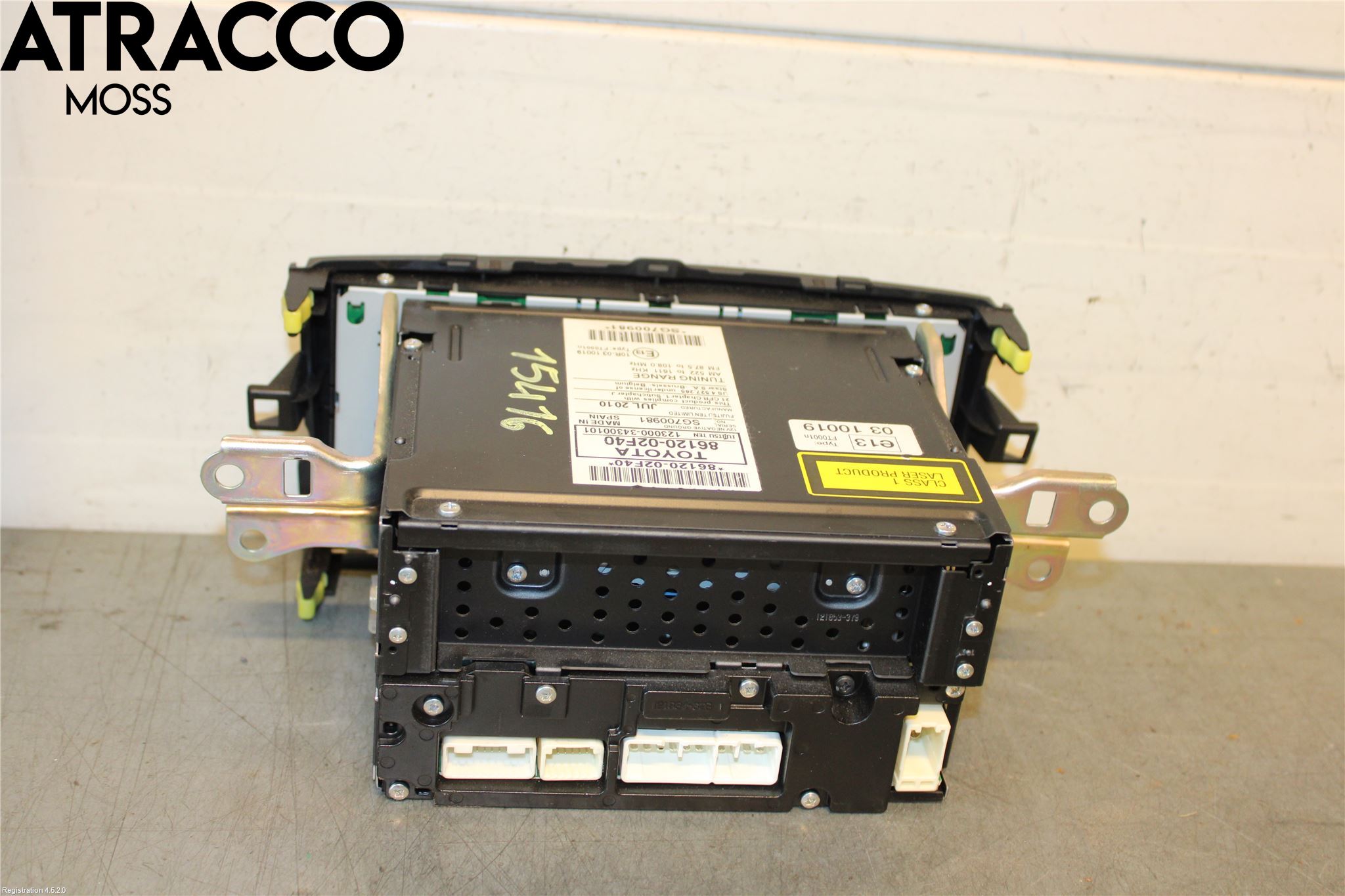 Toyota AURIS 10-12 Cd Radio - Multimediapanel