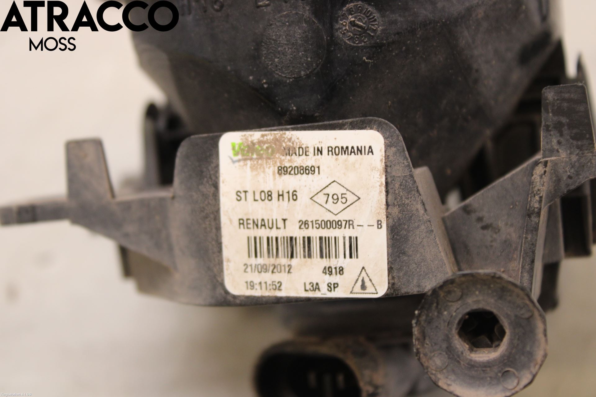 Renault CLIO IV 12-16 Dimljus-Varselljus Fram
