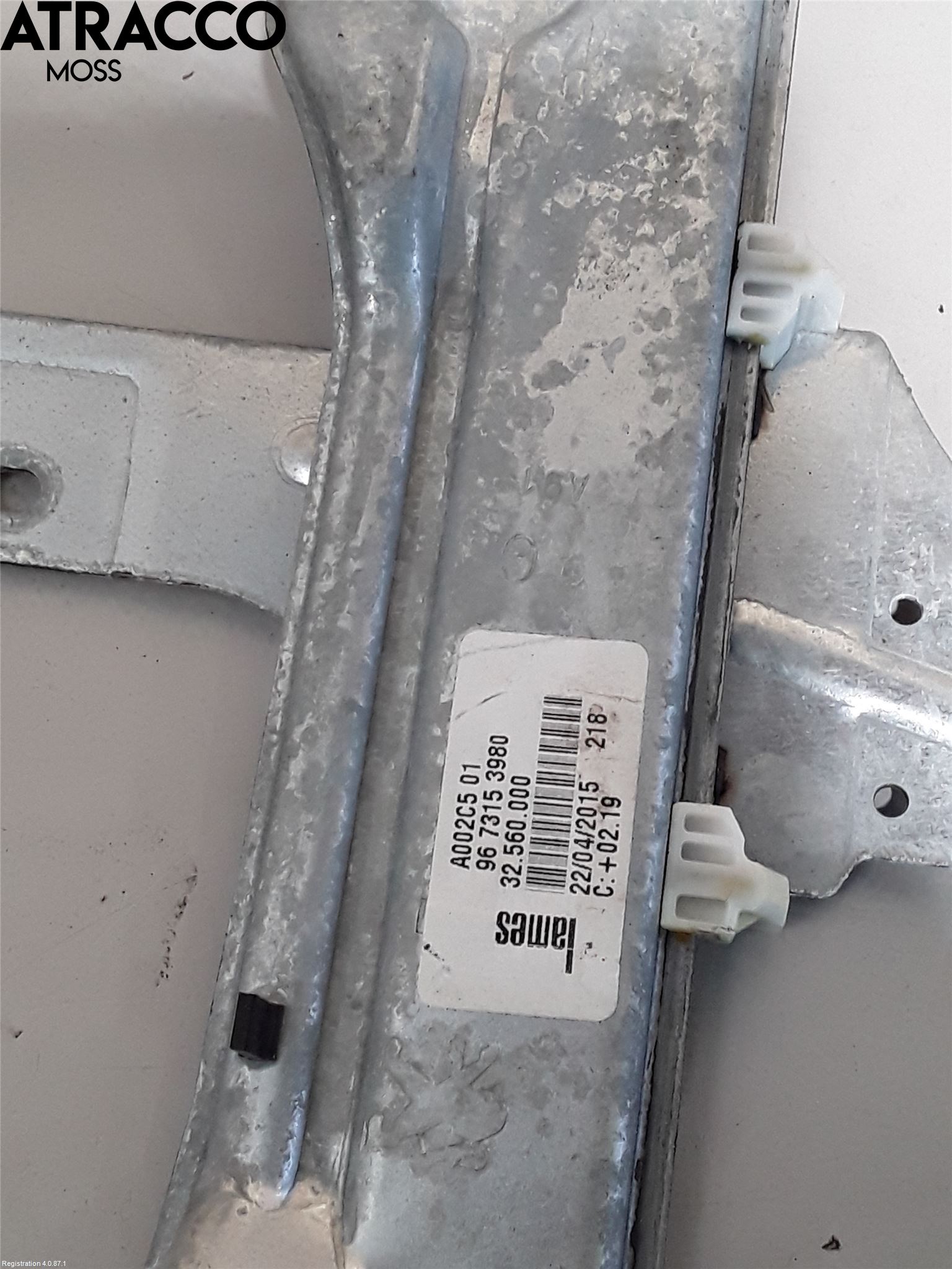 Peugeot 208 12-15 Fönsterhissmekanism