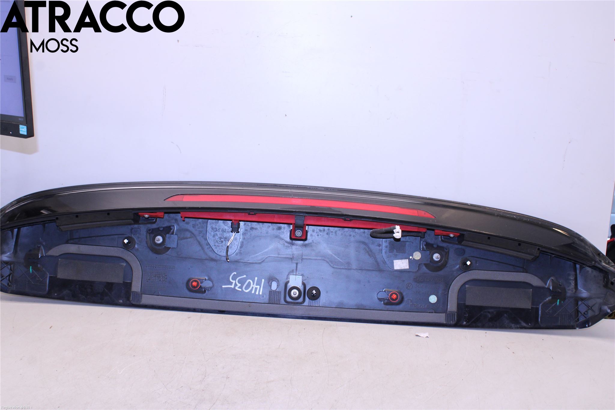 Volkswagen VW GOLF / E-GOLF VII 13-20 Spoiler Baklucka