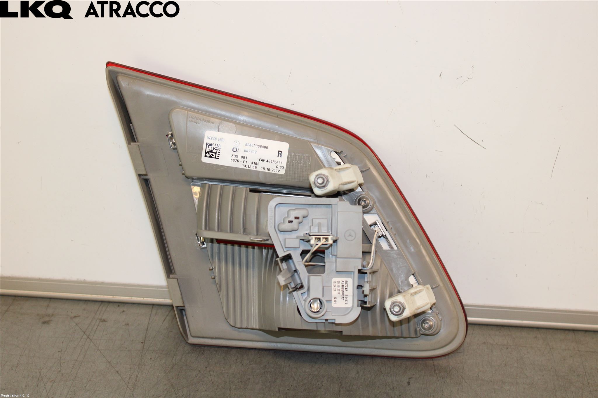 Mercedes-Benz MB B-KLASS (W246/W242) 12-19 Bakljus Lucka Hö