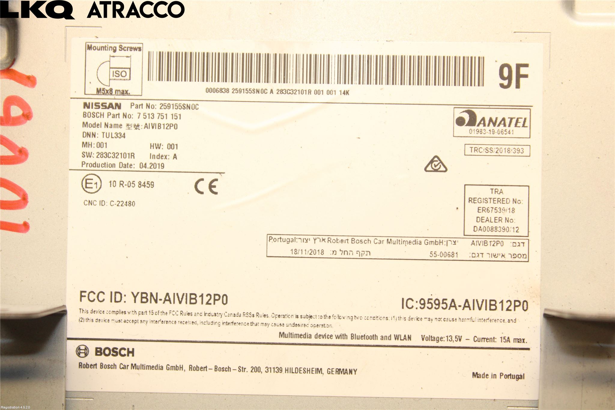 Nissan LEAF 18- Gps Navigator