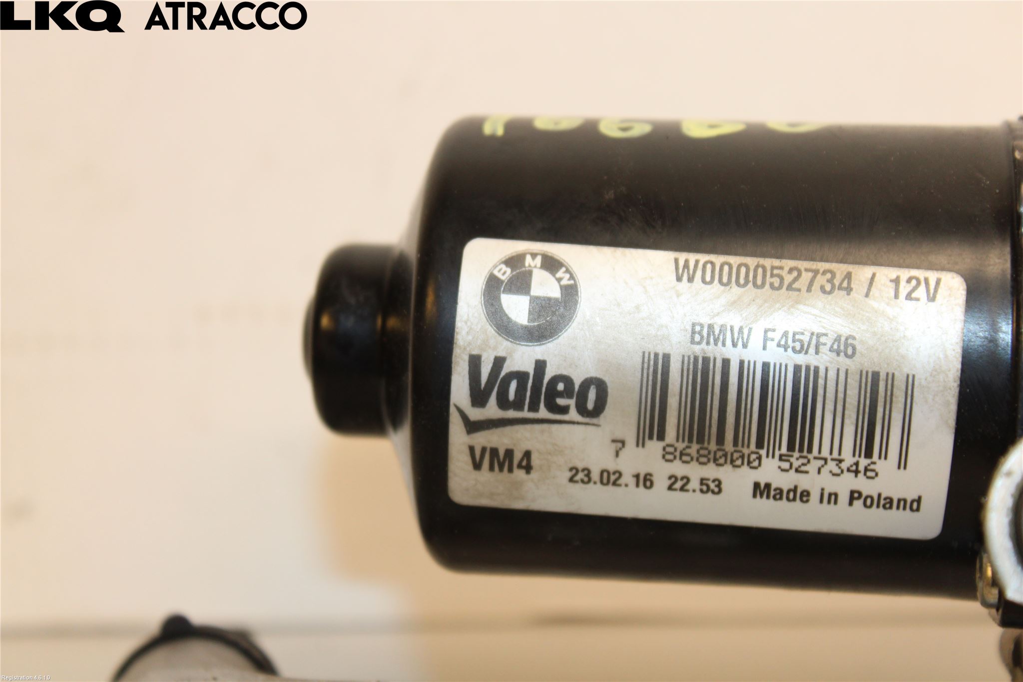 BMW 2 F45 Active Tourer 14-21 Torkarmotor Vindruta