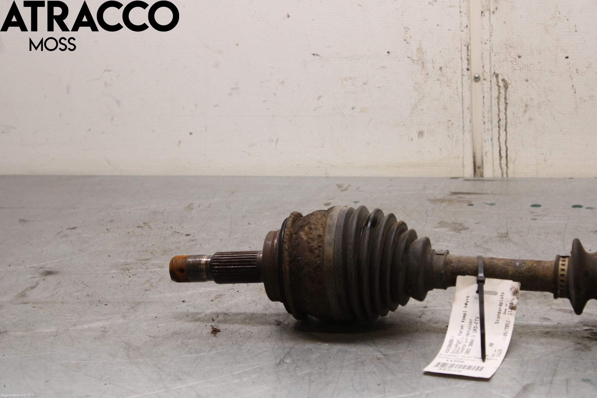 Toyota LANDCRUISER Drivaxel Fram Höger