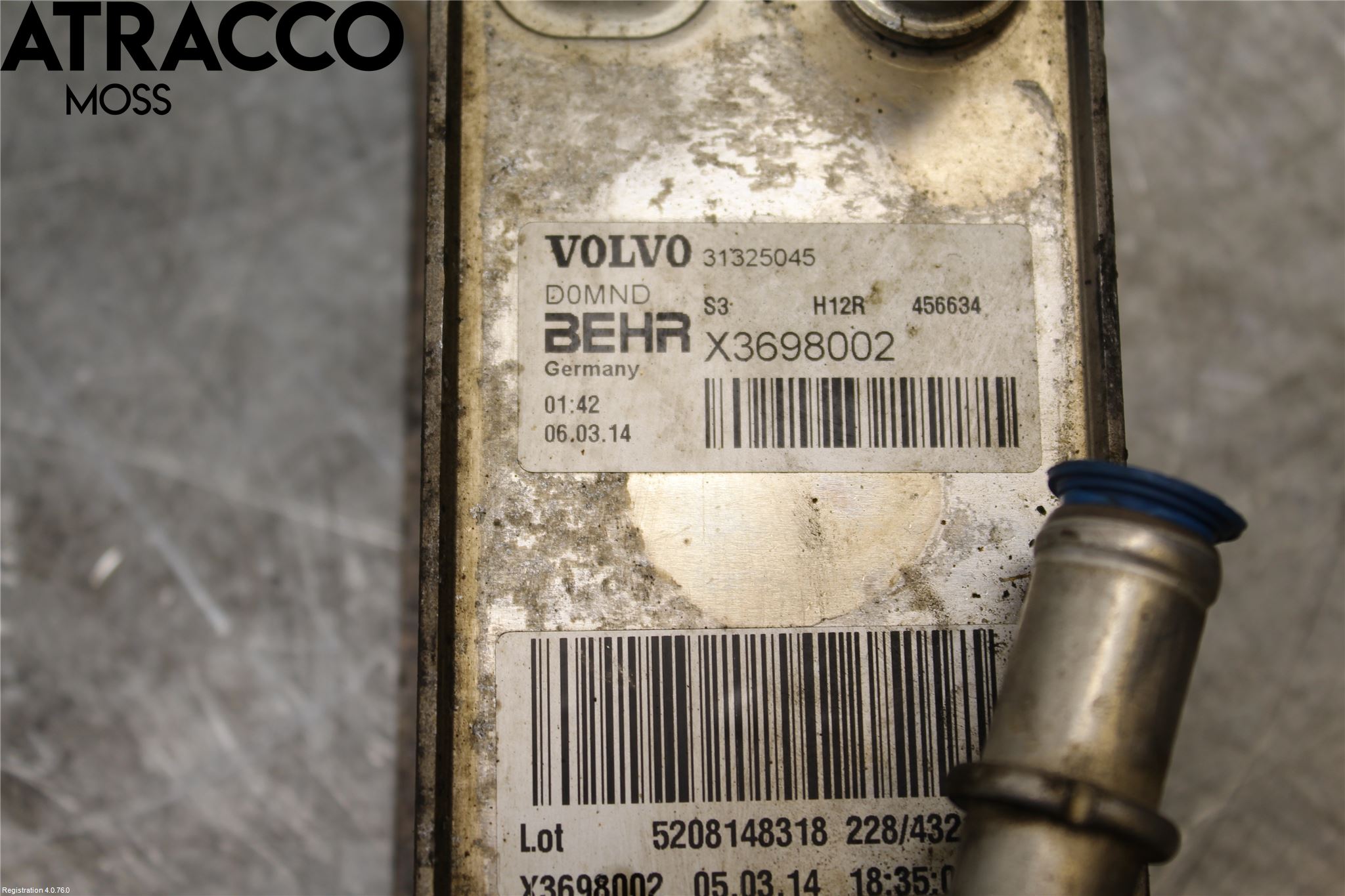 Volvo V60 14-18 Oljekylare Motor
