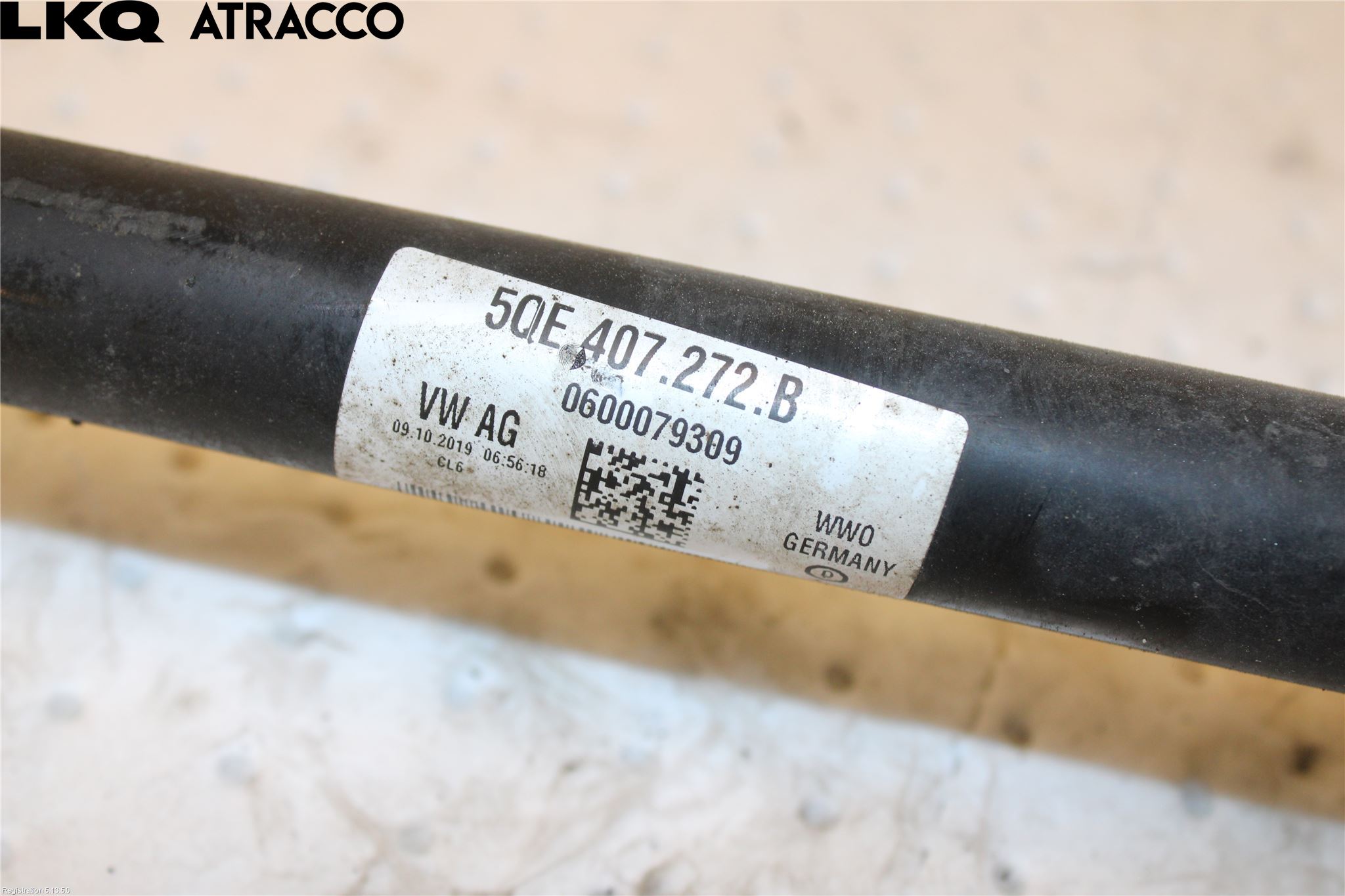 Volkswagen VW GOLF / E-GOLF VII 13-20 Drivaxel Fram Höger