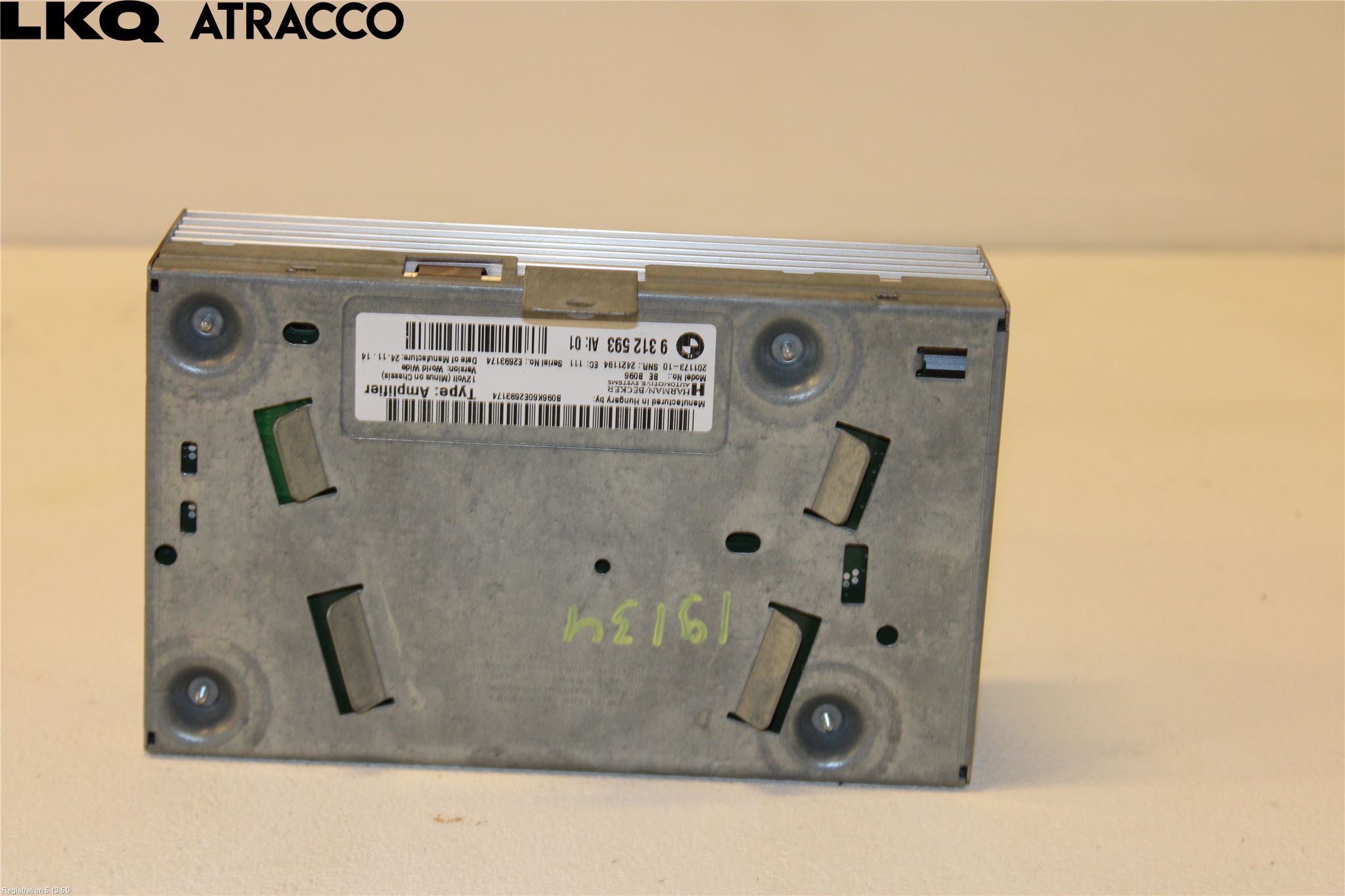 BMW 5 F10/F11/F18 09-17 Radio-Stereo Förstärkare