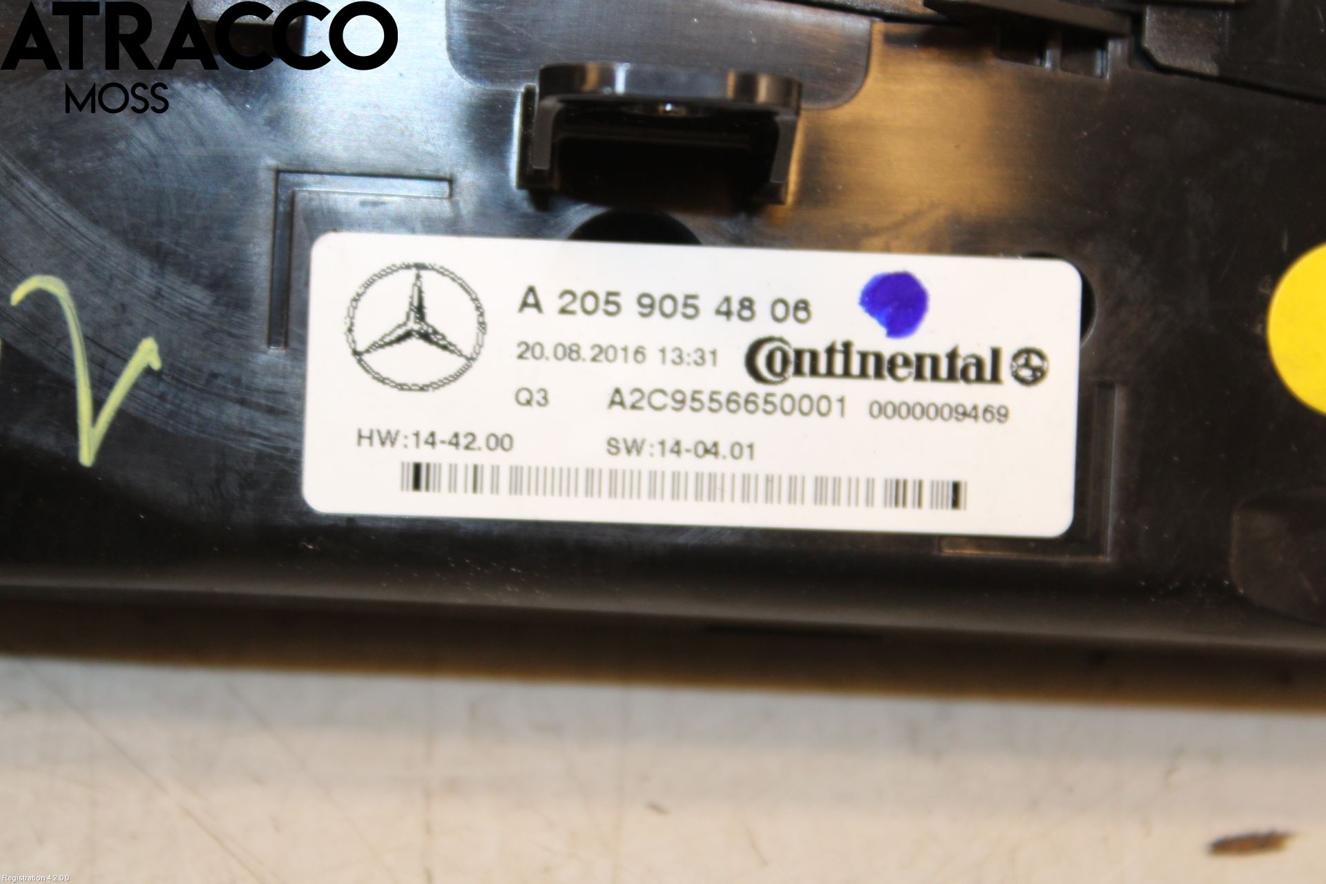 Mercedes-Benz MB C-KLASS (W205) 14-21 Ac Styrenhet Ac Manöveren