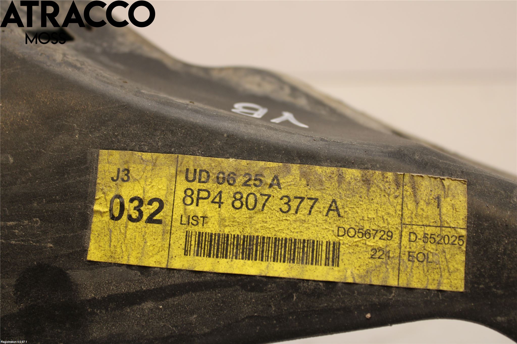Audi A3/S3 05-13 Stötfångarfäste Bak Vä
