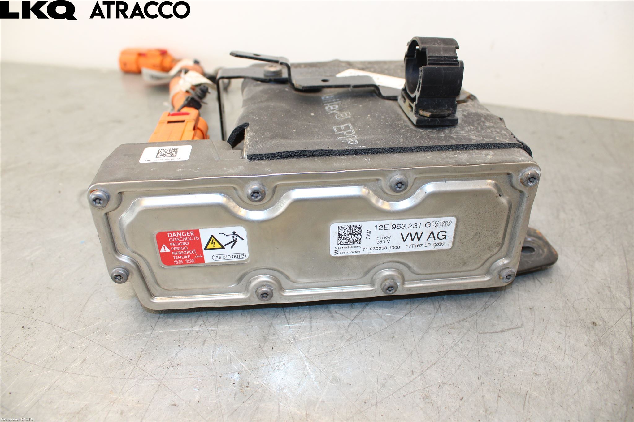 Volkswagen VW GOLF / E-GOLF VII 13-20 Värme Cellpaket Komp