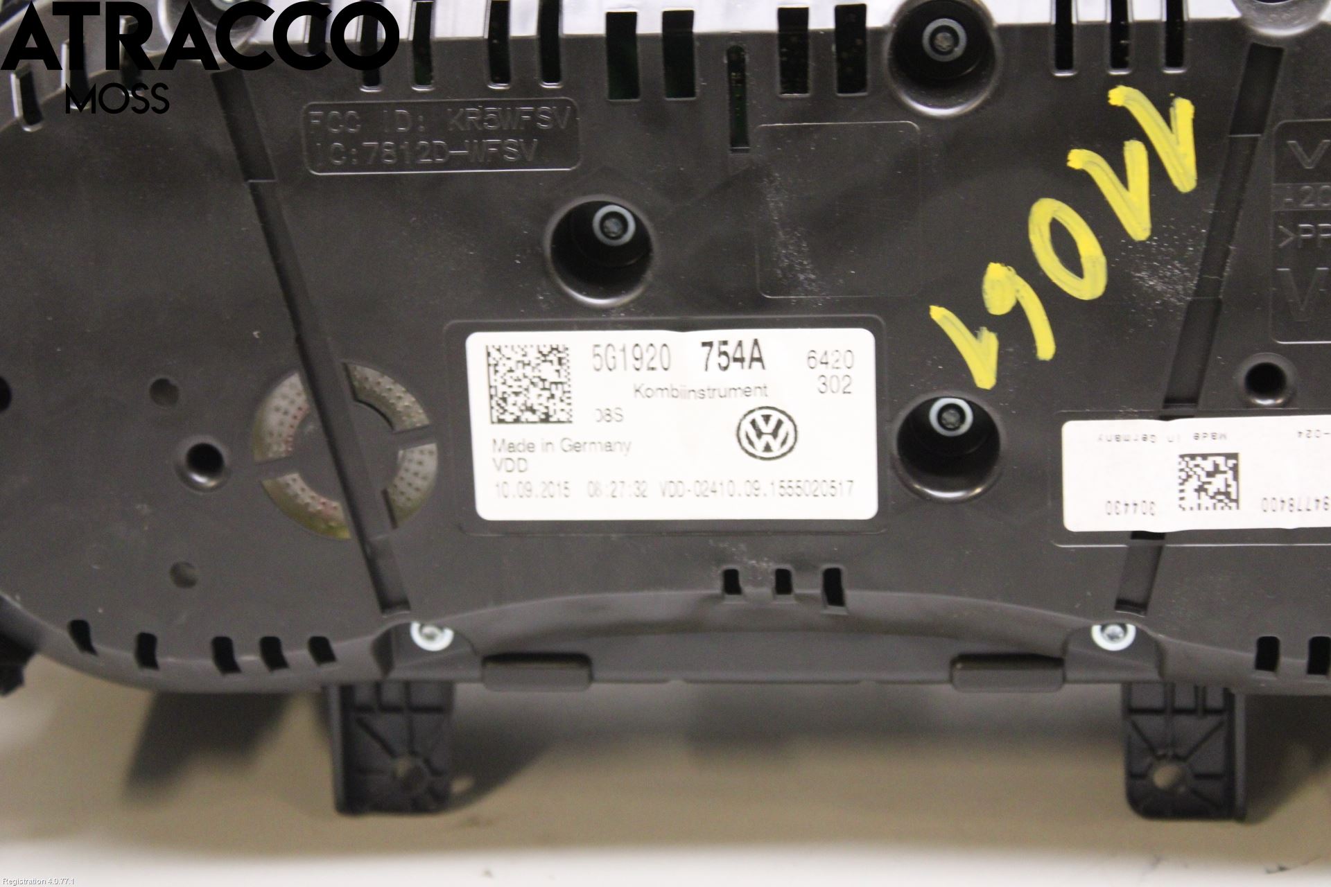 Volkswagen VW GOLF / E-GOLF VII 13-20 Instrument Komb