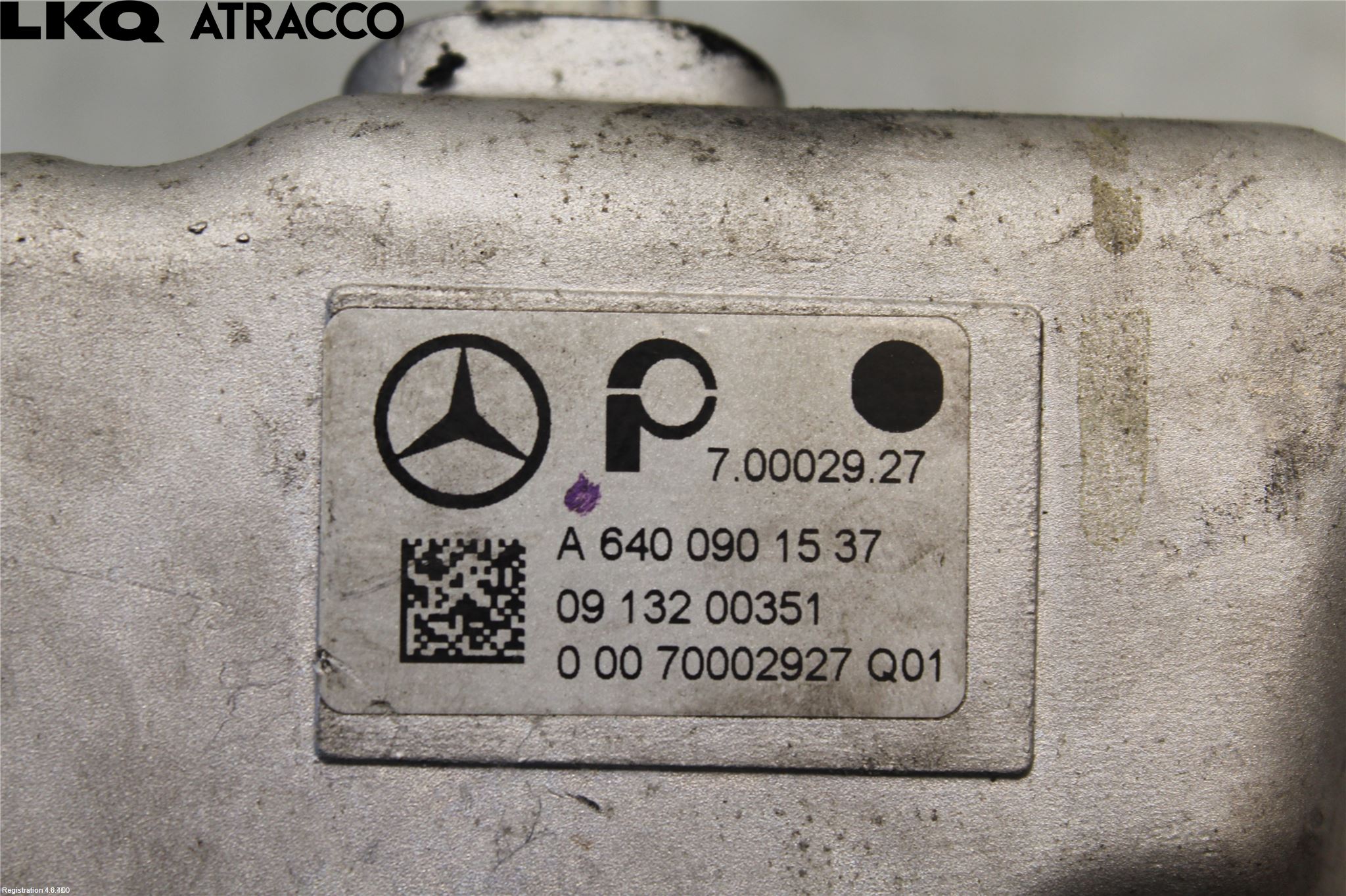 Mercedes-Benz MB B-KLASS (W245) 05-12 Grenrör Insug