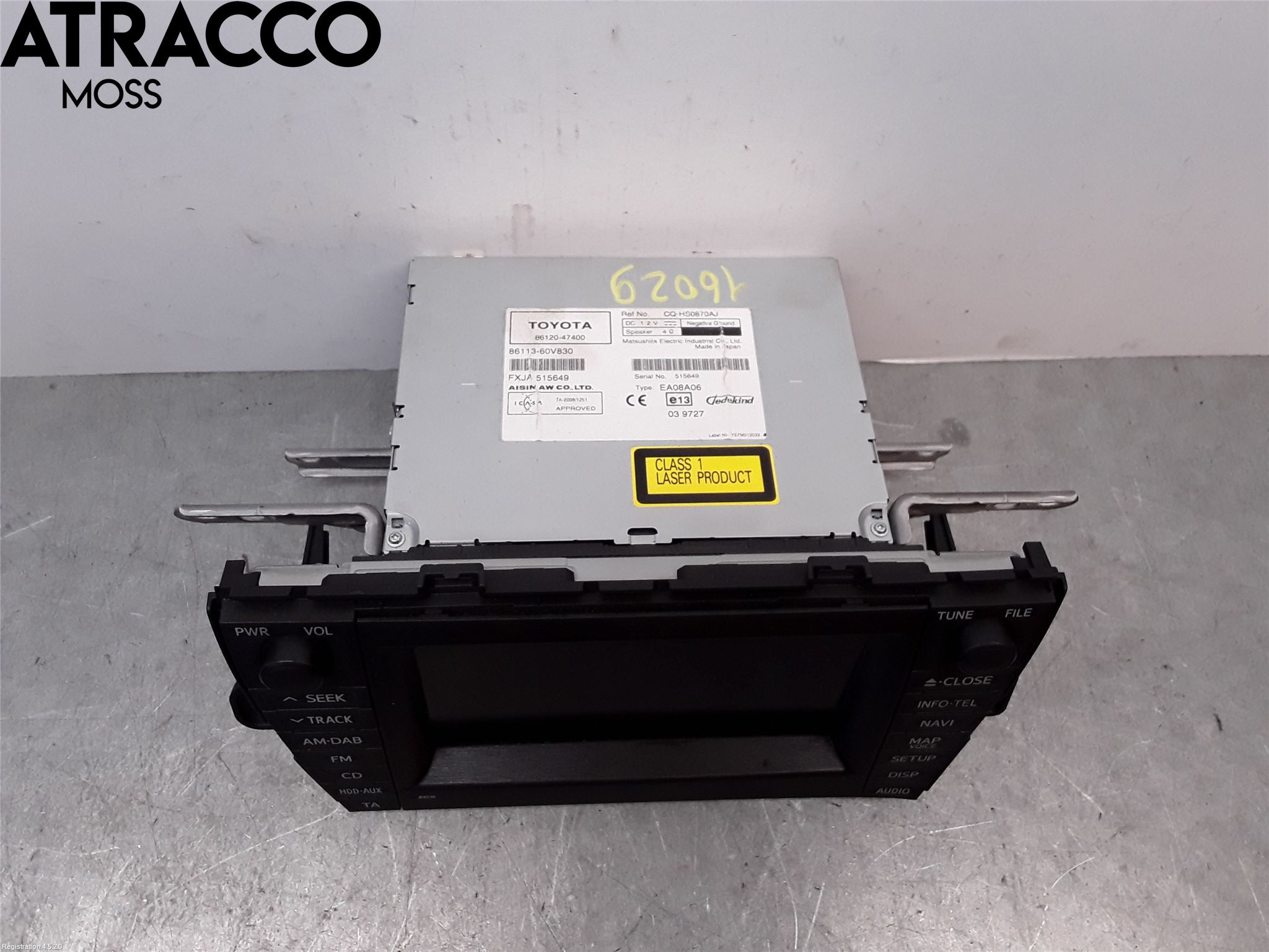 Toyota PRIUS ZVW30 09-20 Radio