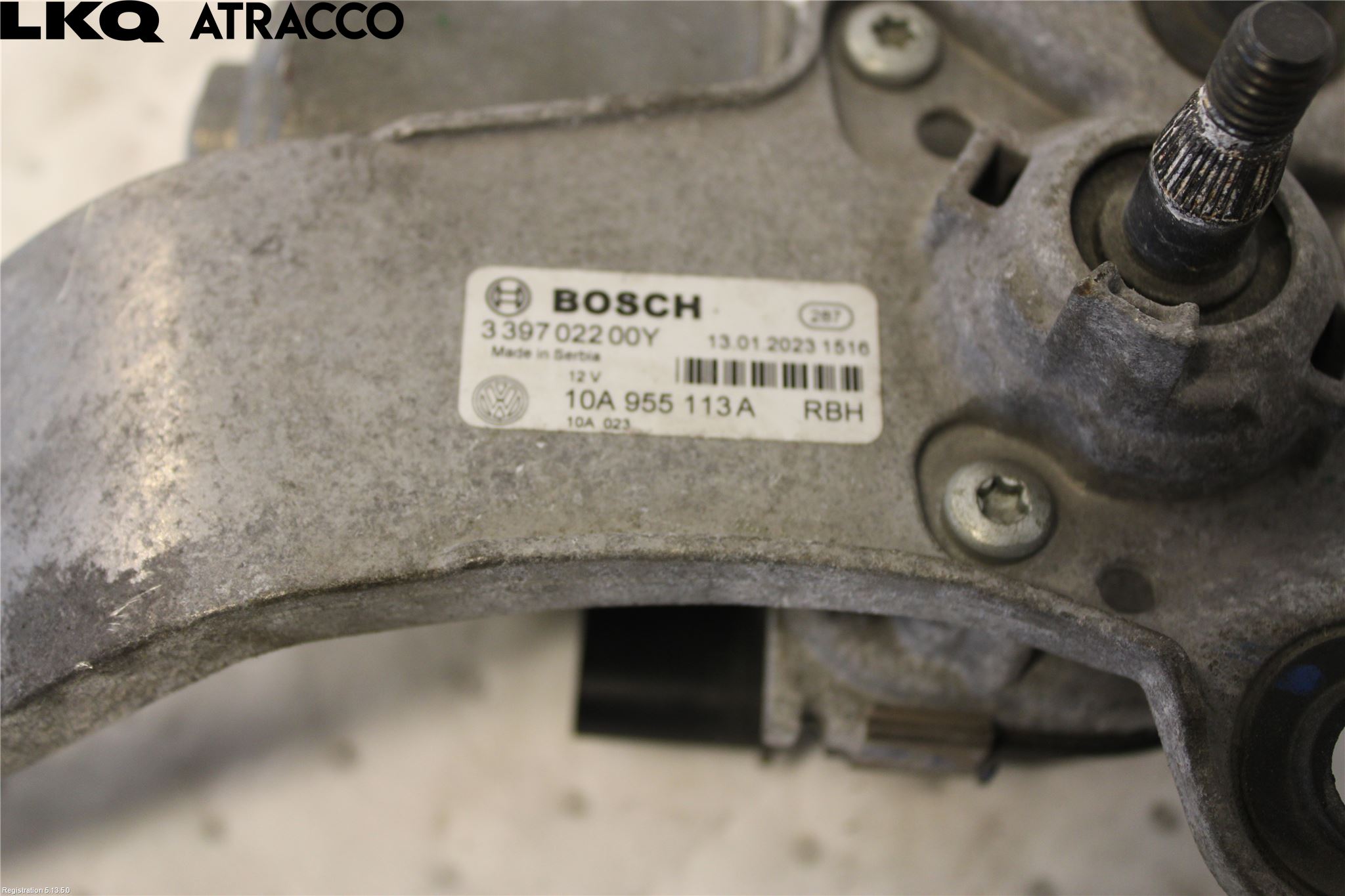 Volkswagen VW ID.3 21- Torkarmotor Vindruta