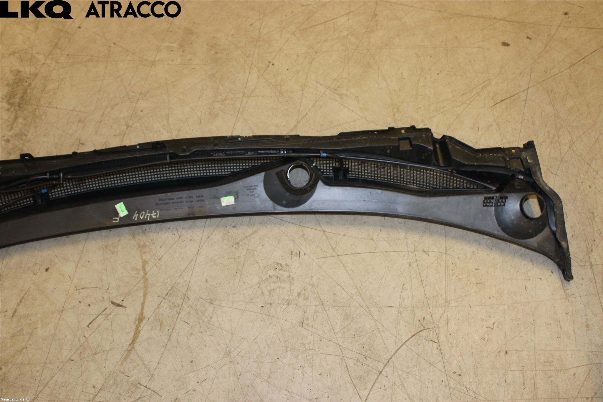 Nissan QASHQAI 14-17 Torpedplåt-Torpedplast