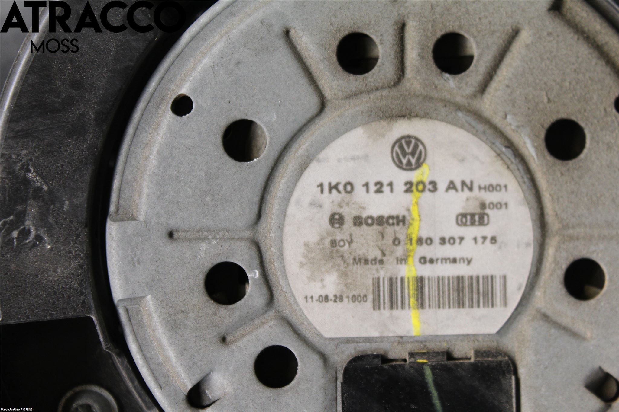 Volkswagen VW GOLF VI 09-13 Kylfläkt El