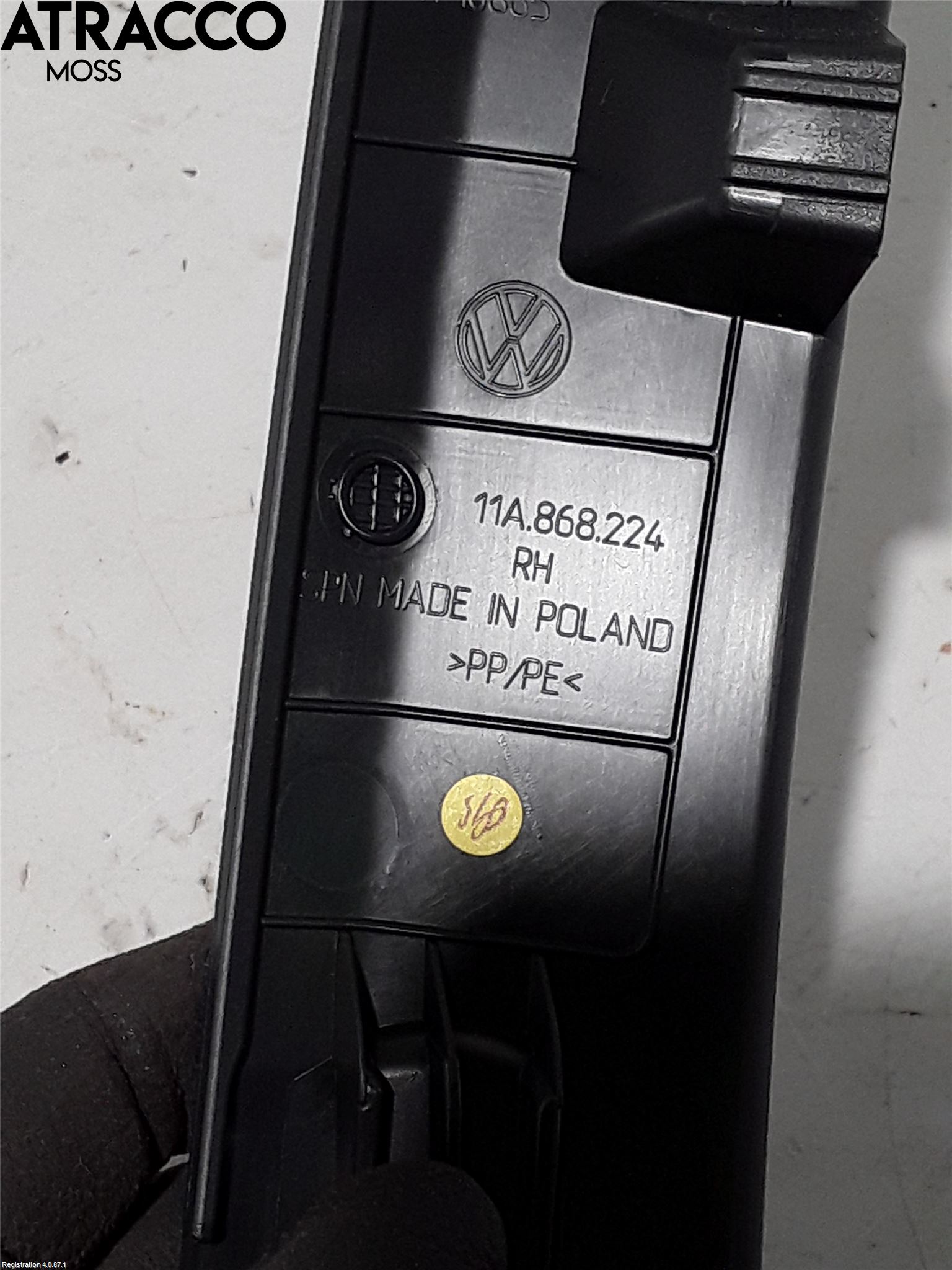 Volkswagen VW ID.4 21- Inr Plastd A-B-C Stolpe