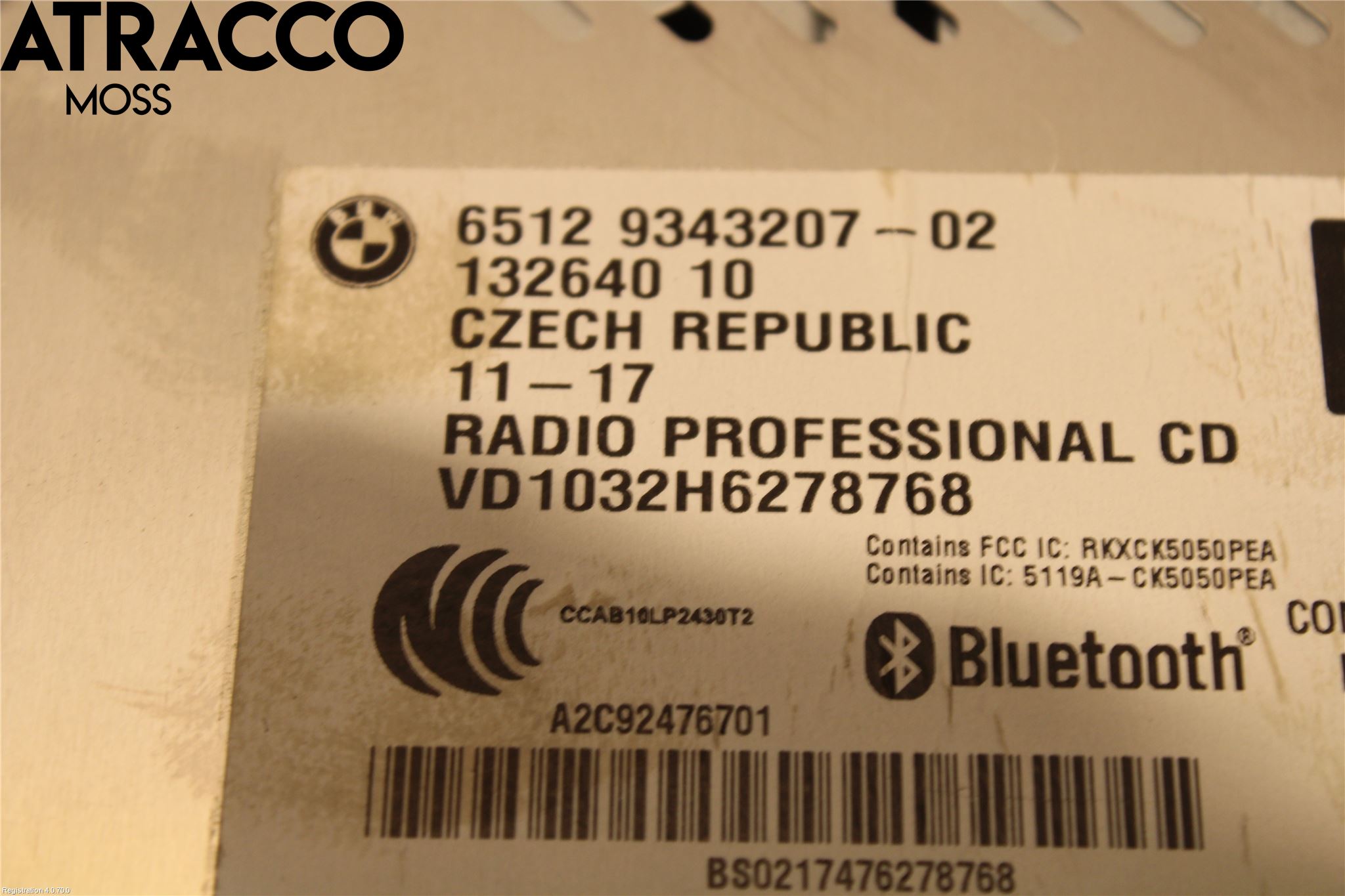 BMW X1 E84 10-15 Cd Radio - Multimediapanel