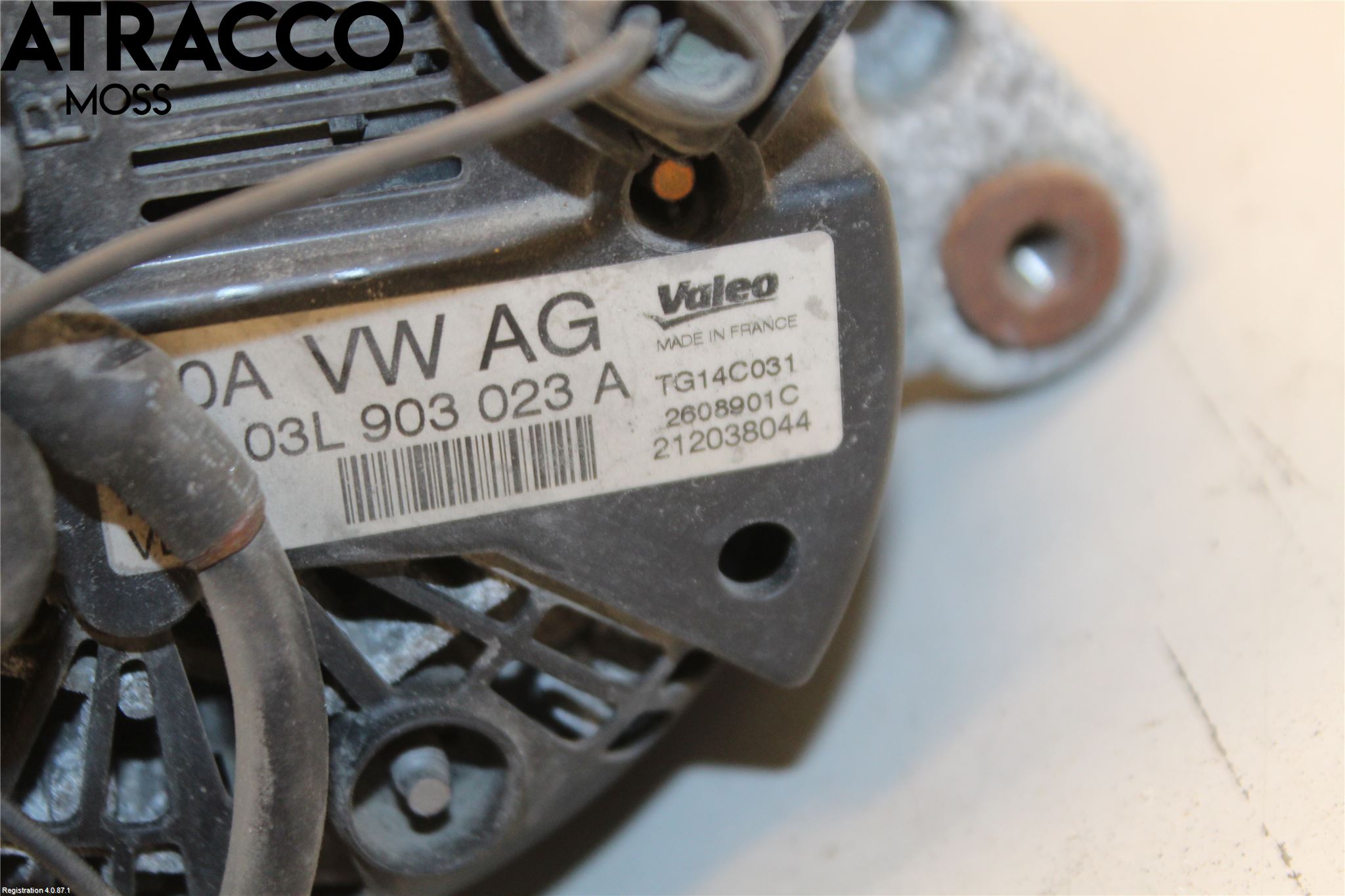 Volkswagen VW TOURAN 10-15 Generator