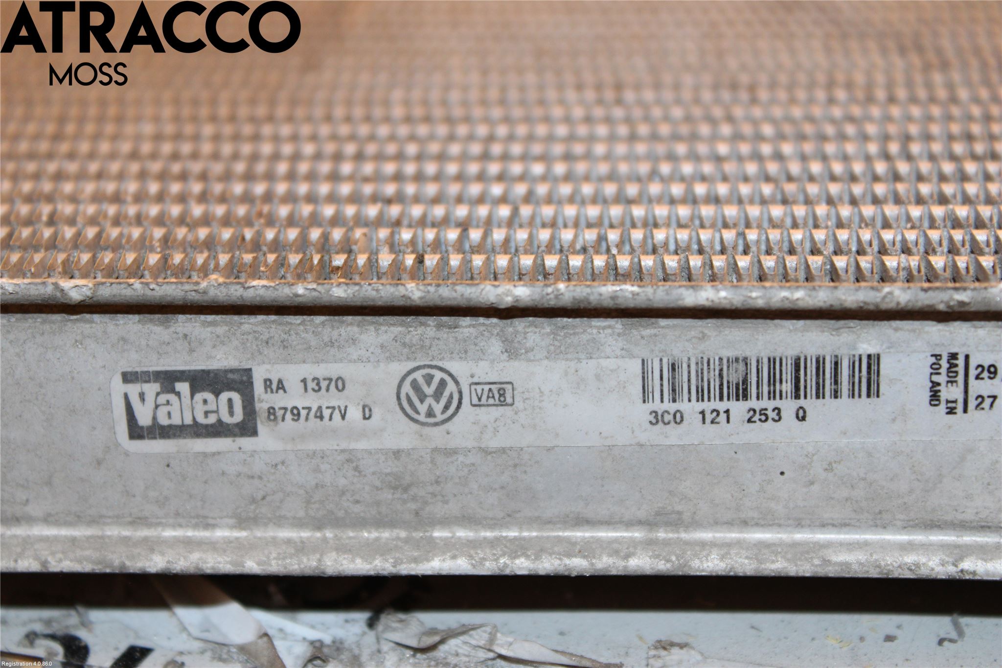 Volkswagen VW PASSAT 05-11 Kylare Man