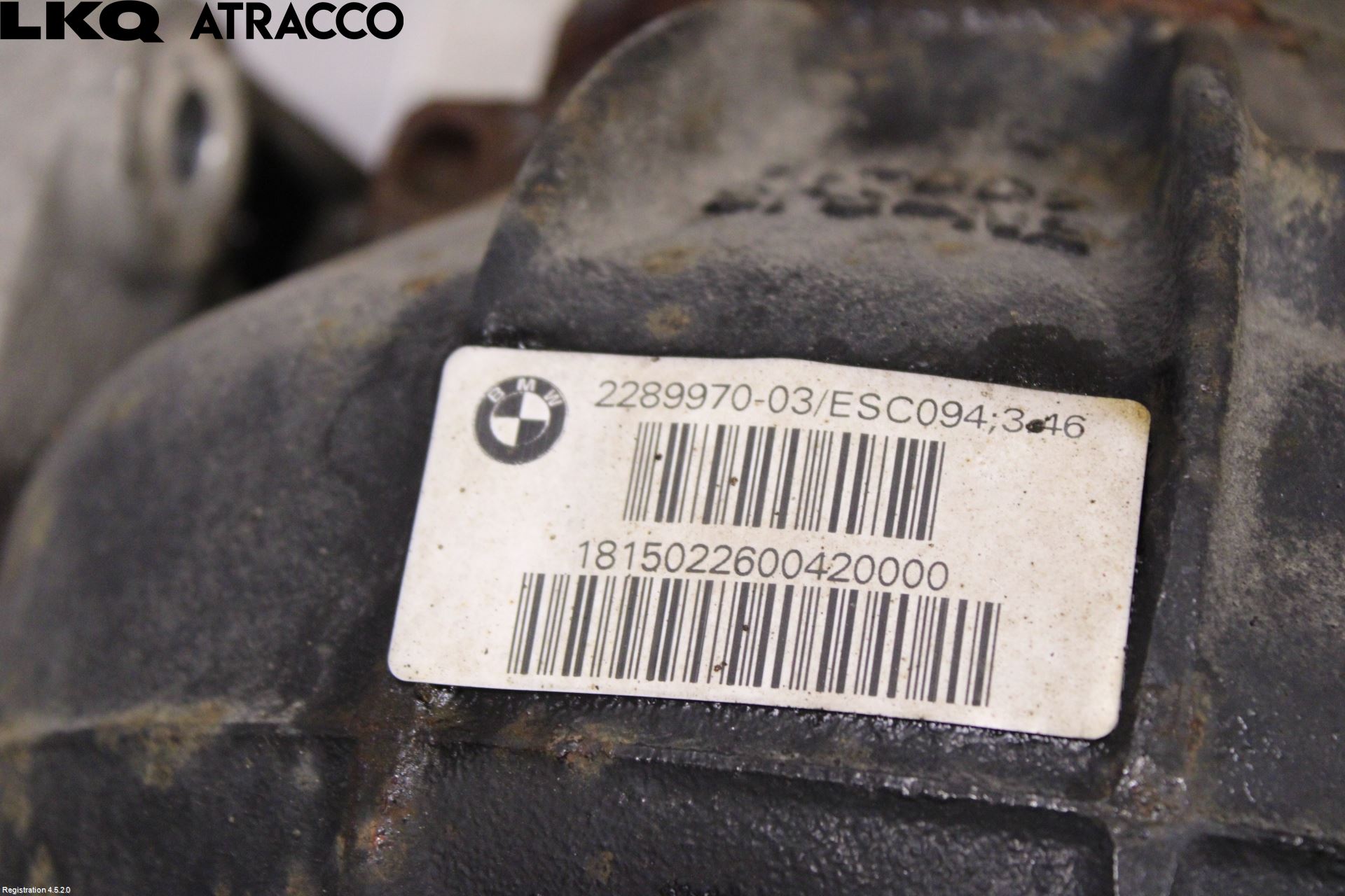 BMW 3 E90/91 SED/TOU 05-12 Bakväxel-Diff