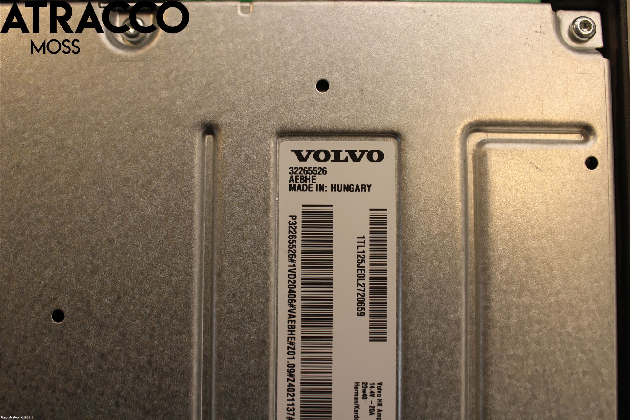 Volvo XC40/RECHARGE 18- Radio-Stereo Förstärkare