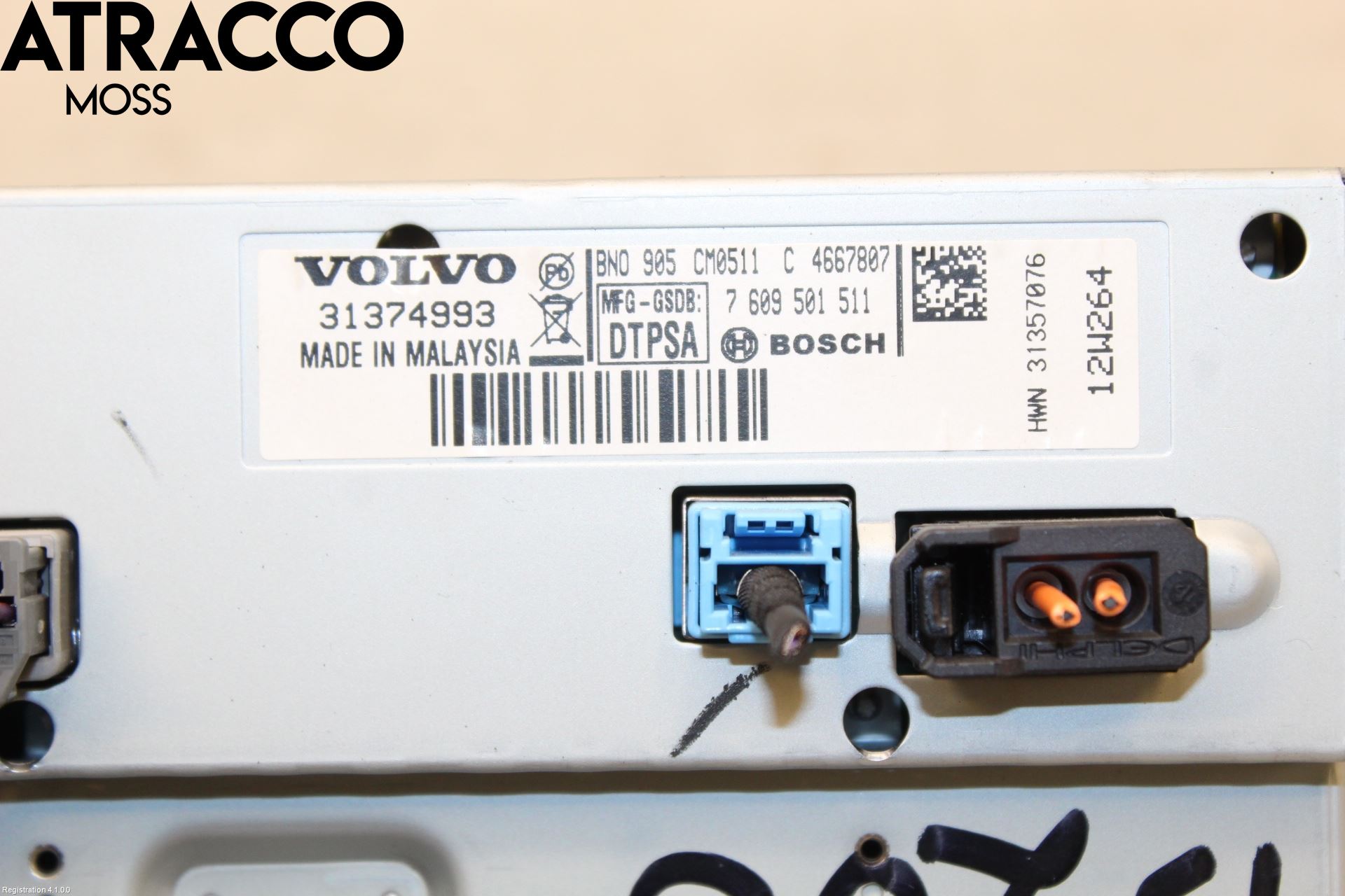 Volvo V70 08-13 Multifunktionsdisplay