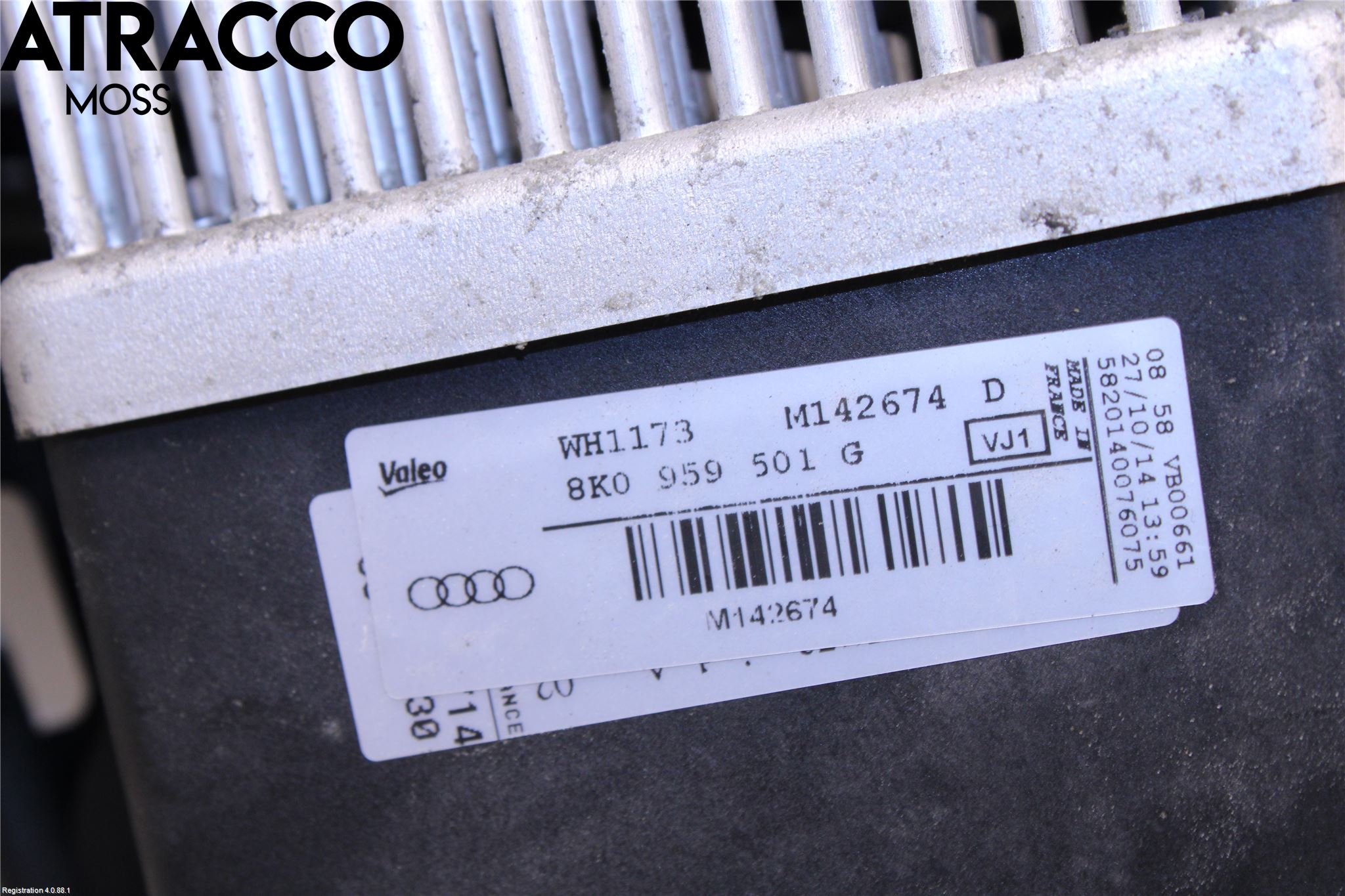 Audi A4/S4 08-11 Kylfläkt El